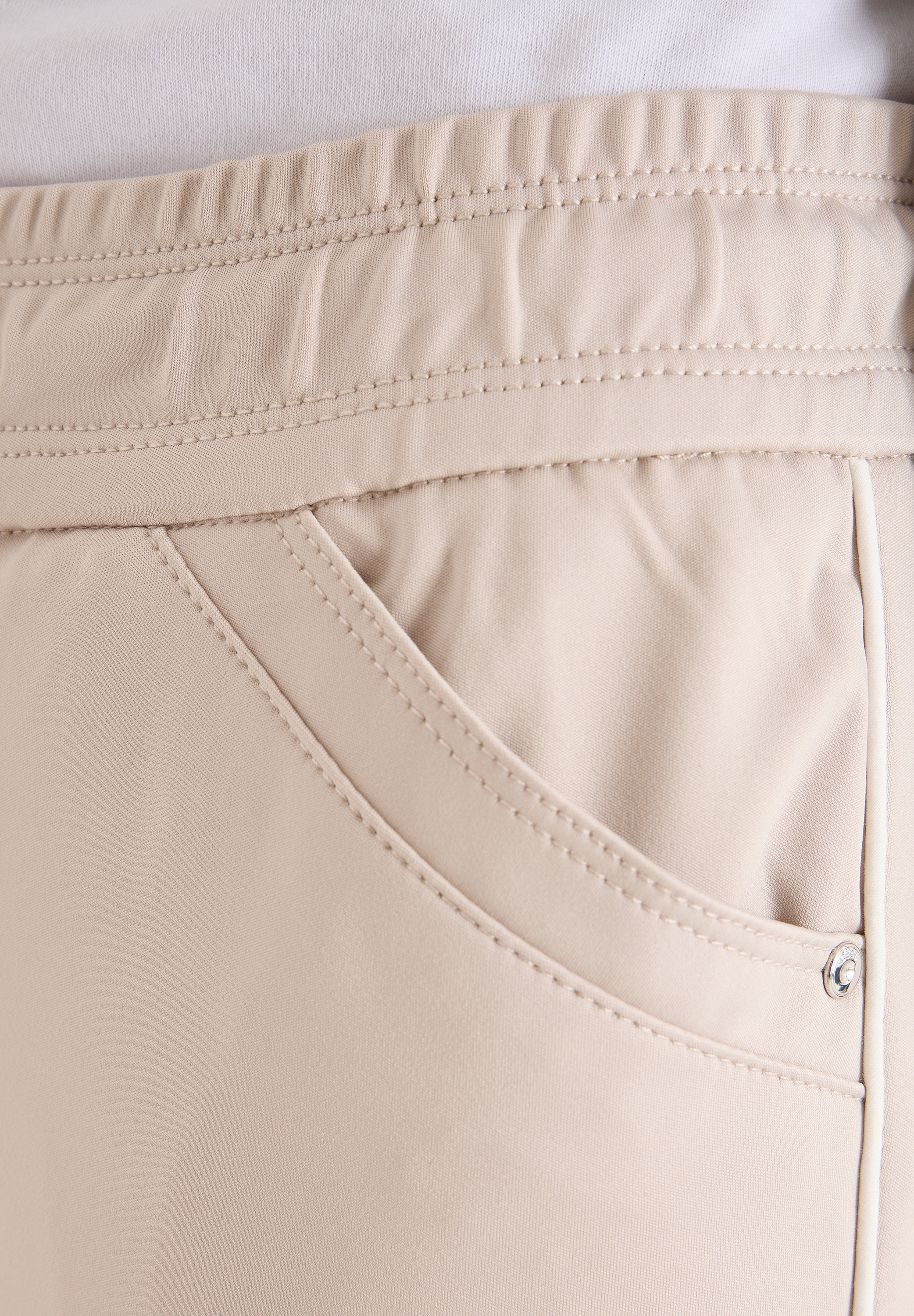 Cecil Pantalon en tissu »Style Tracey«  mit Gallonstreifen und elastischem Bund mit Tunnelzug