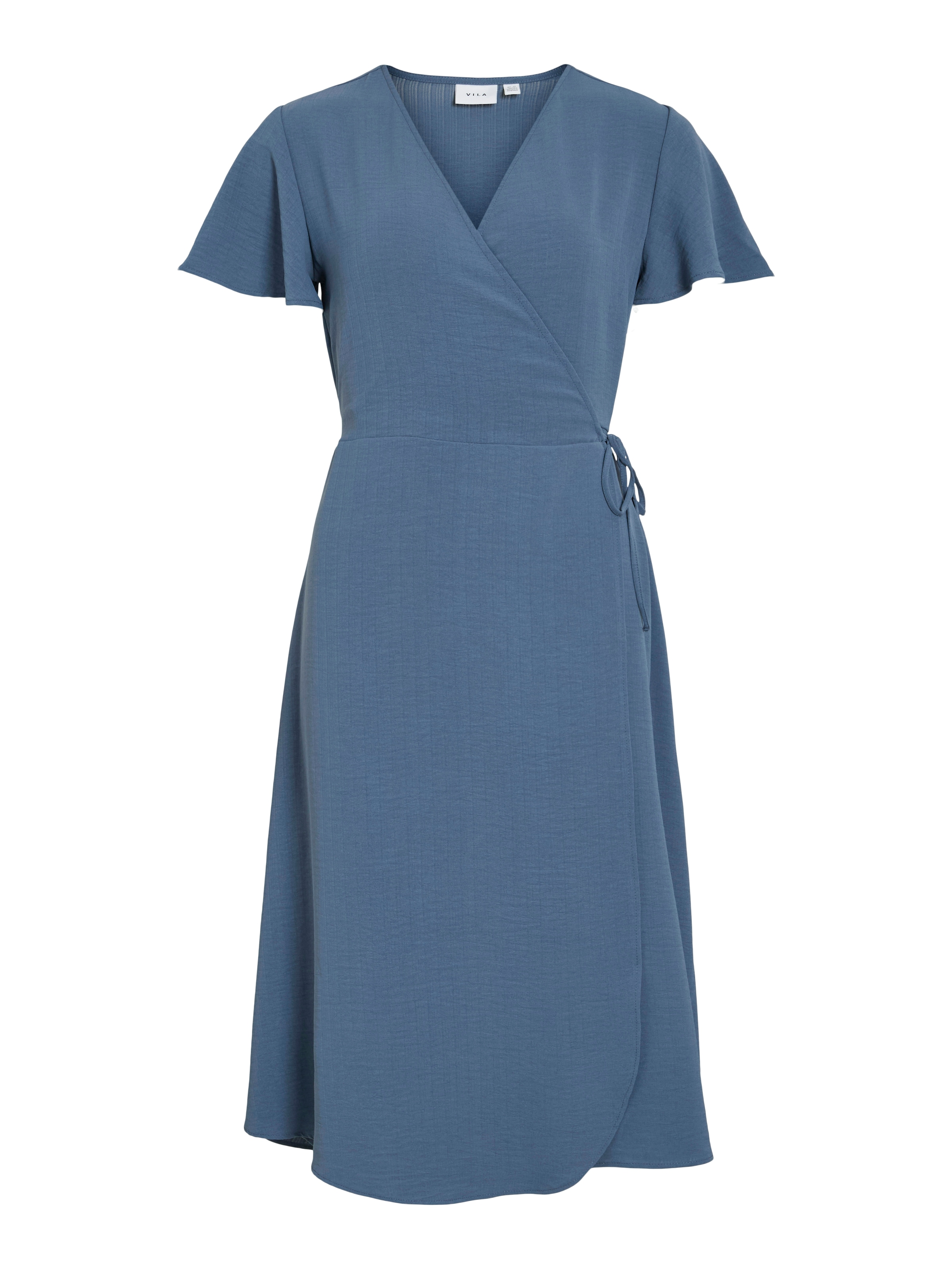 Vila Wickelkleid »VILOVIE S/S WRAP MIDI DRESS - NOOS« Sommerkleid,