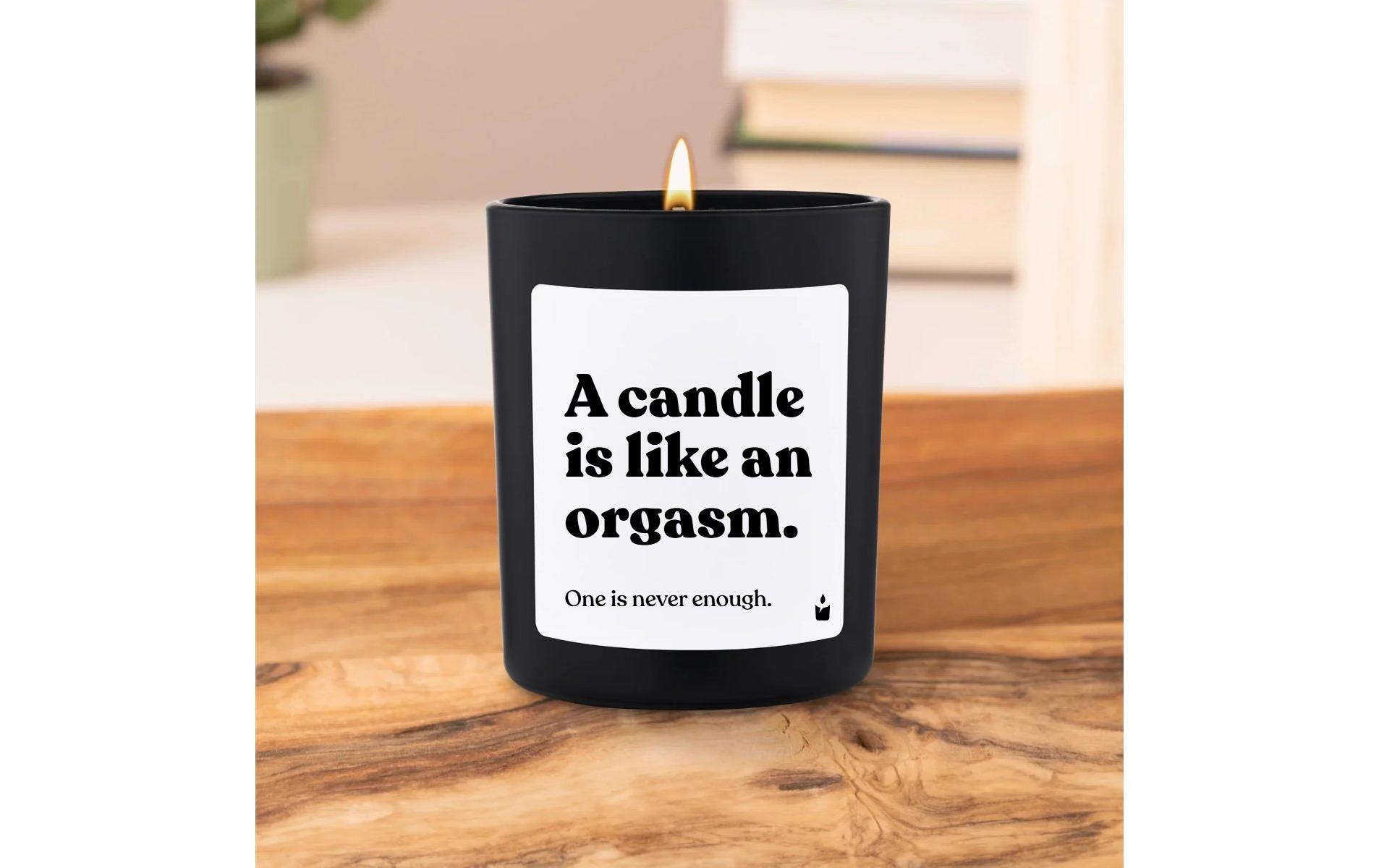   Duftkerze »ChattyCandles A candle is like an orgasm 6,7 x 8 cm«