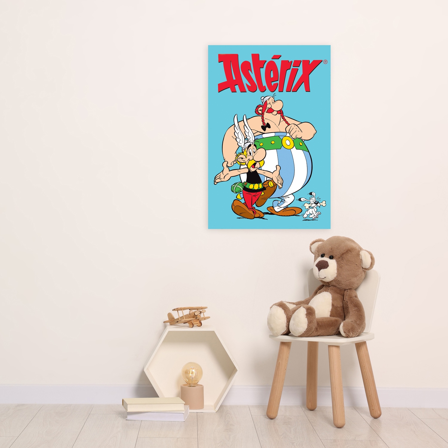 LuckyLinde Leinwandbild »Asterix, Obelix und Idefix« Fantasy | Figuren | Film | Filmfiguren 1 Stk. tlg. Canvasbild Wanddeko Bild zum Film "Kampf der Häuptlinge"