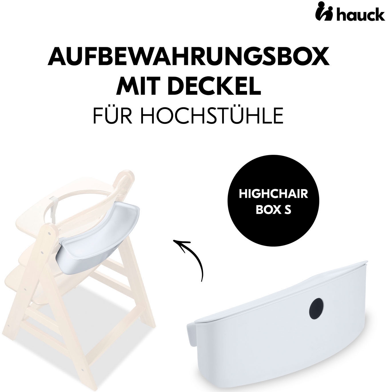 Hauck Aufbewahrungsbox »Highchair Box S, white« für Hochstühle