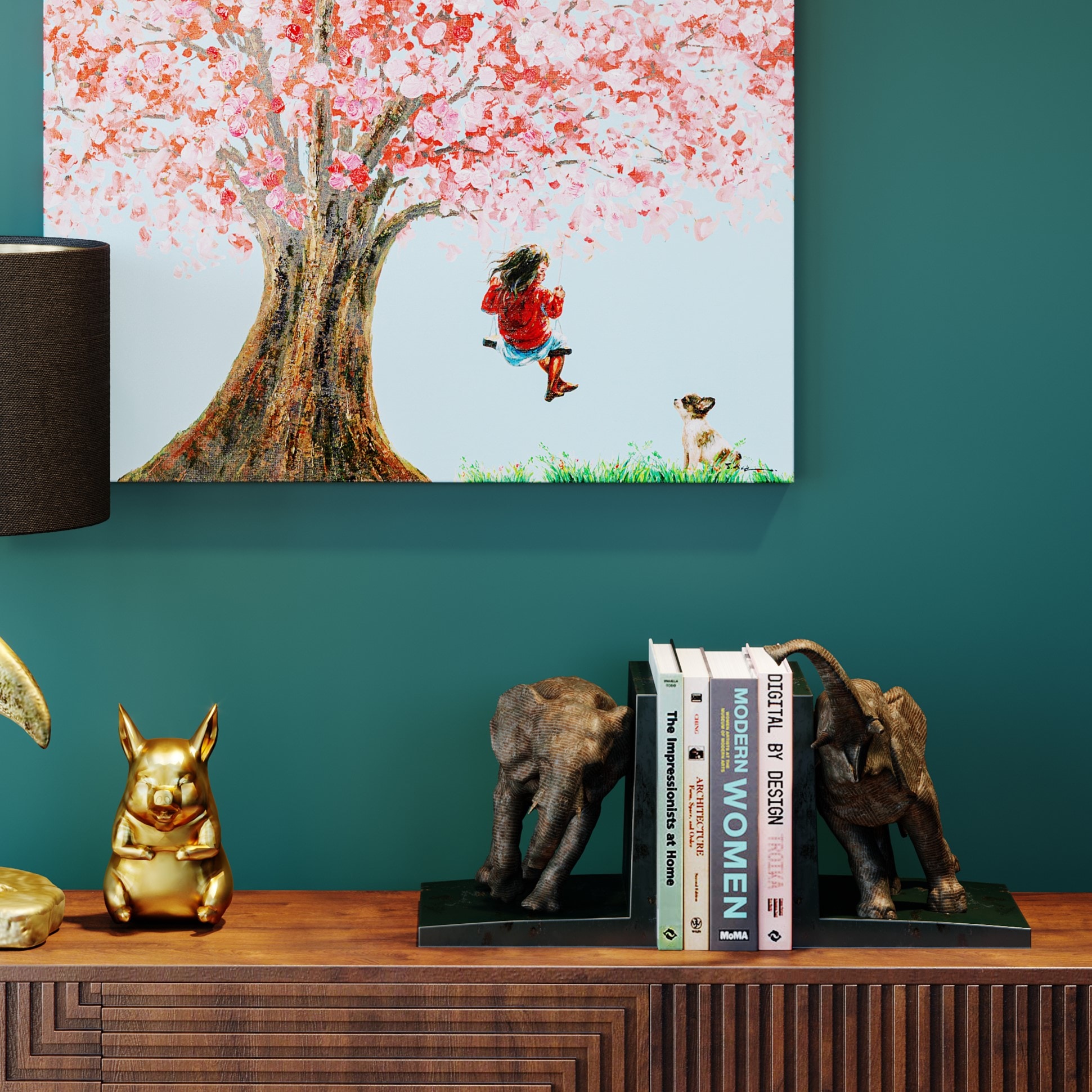 Kare Design Buchstütze »Buchstütze Elephants 25 (2/Set)«