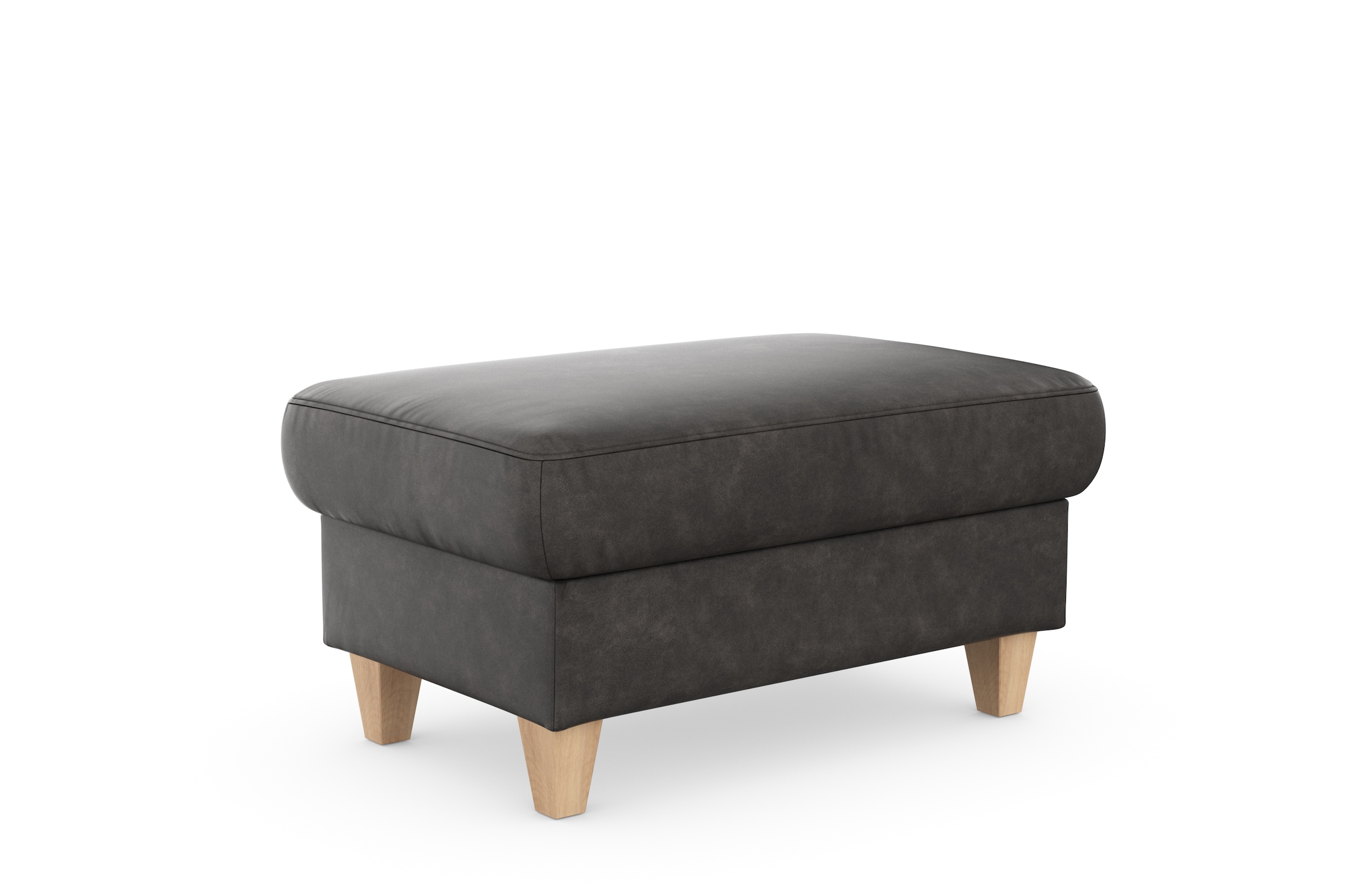 sit&more Stauraumhocker »Farö« mit Stauraum und Federkern und naturfarbenen Füssen