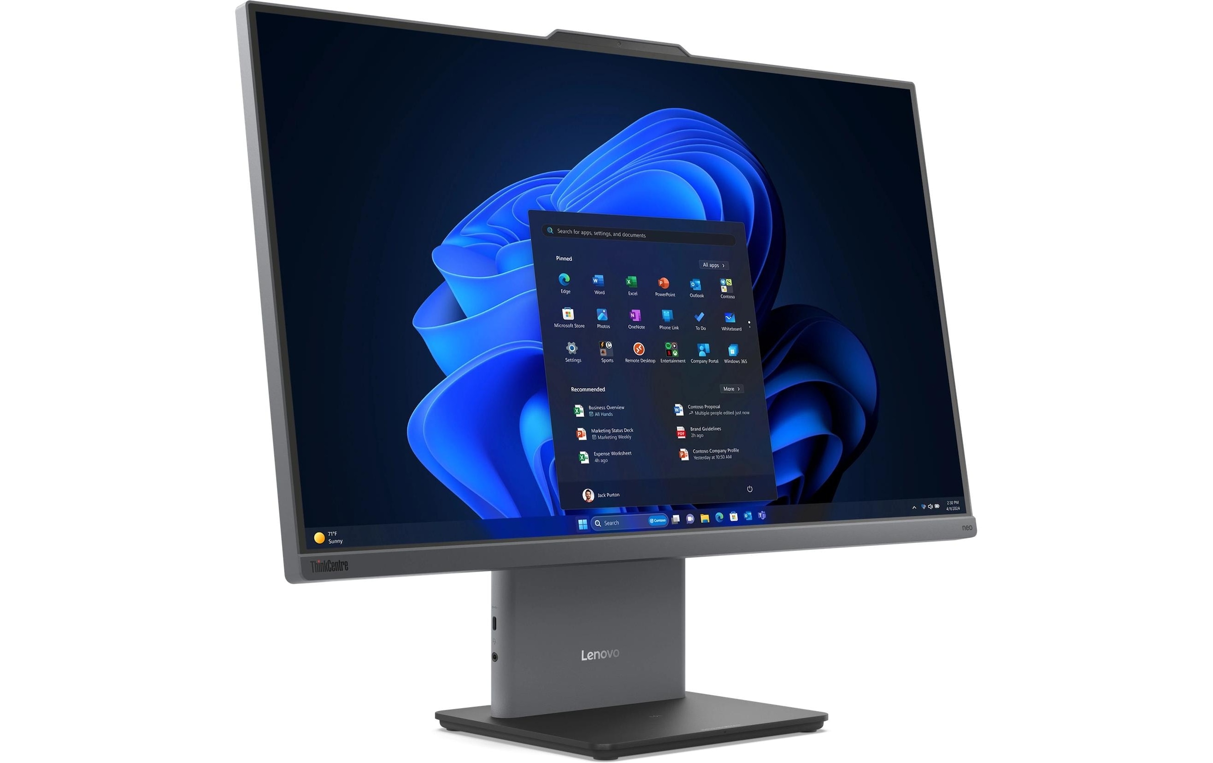 Lenovo PC tout-en-un »Lenovo AIO ThinkCentre neo 55a 24 Gen 6 Copilot+ PC«