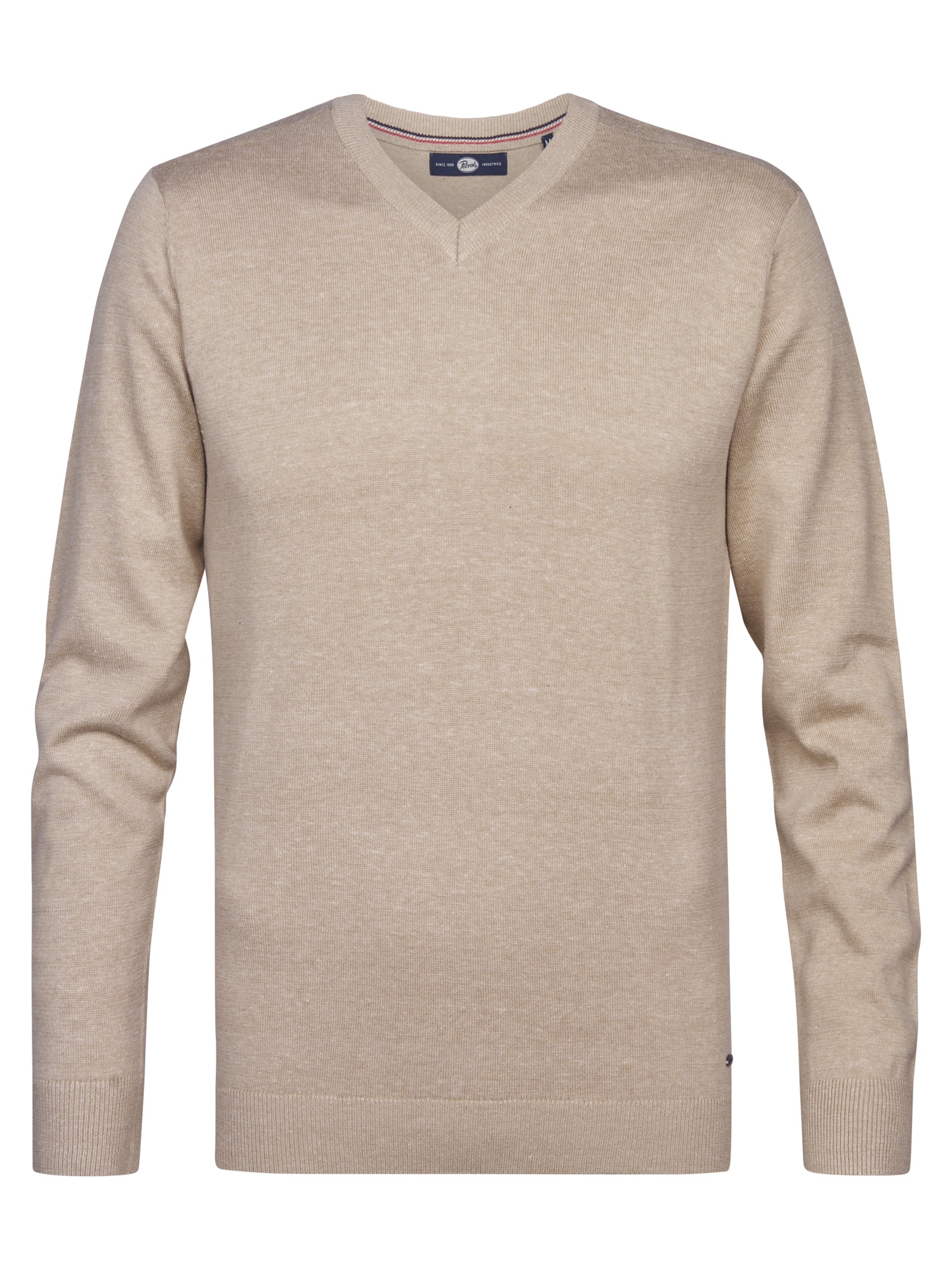 Petrol Industries Pull col V »V-Neck Basi« Materialmix mit Baumwollanteil