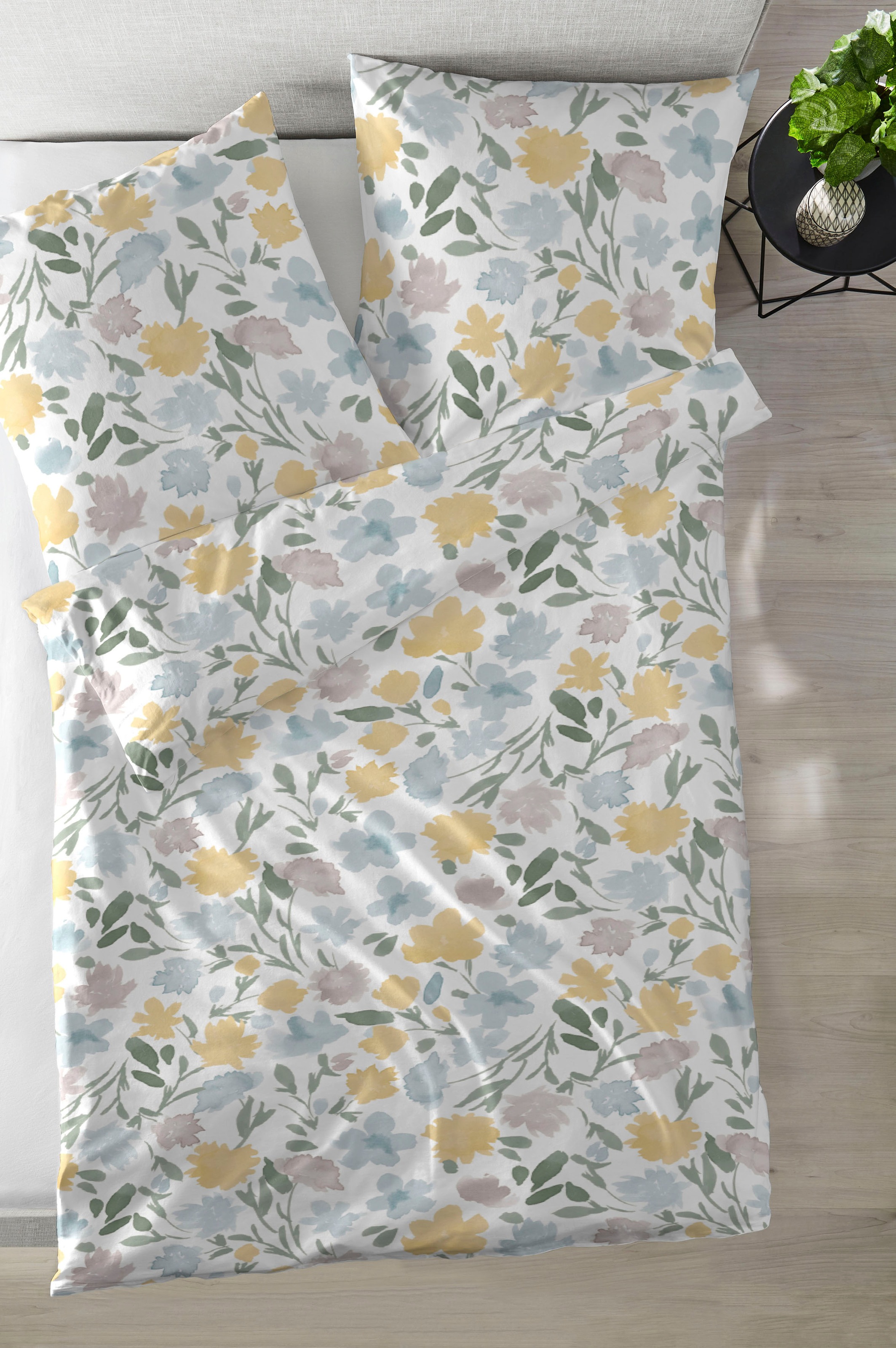 Primera Linge de lit »Perkal Bettwäsche Tante Ida« 2 cuis mit floralem Dessin