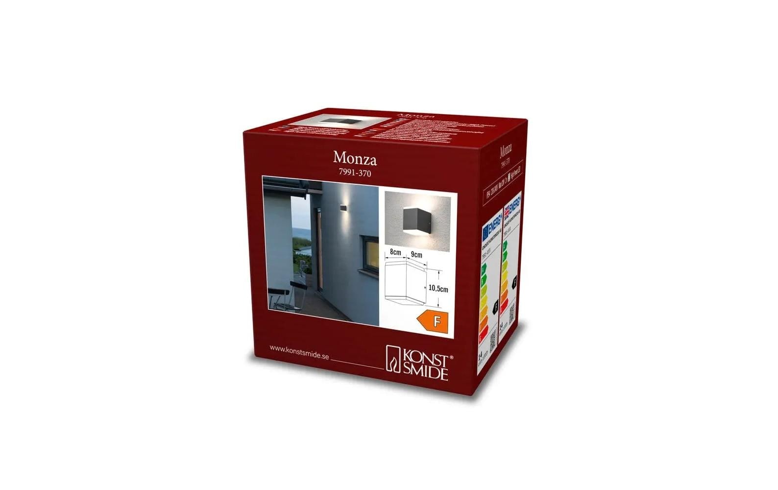 KONSTSMIDE Lampe murale »Wandleuchte Monza High Power LED up&down« Module LED blanc chaud