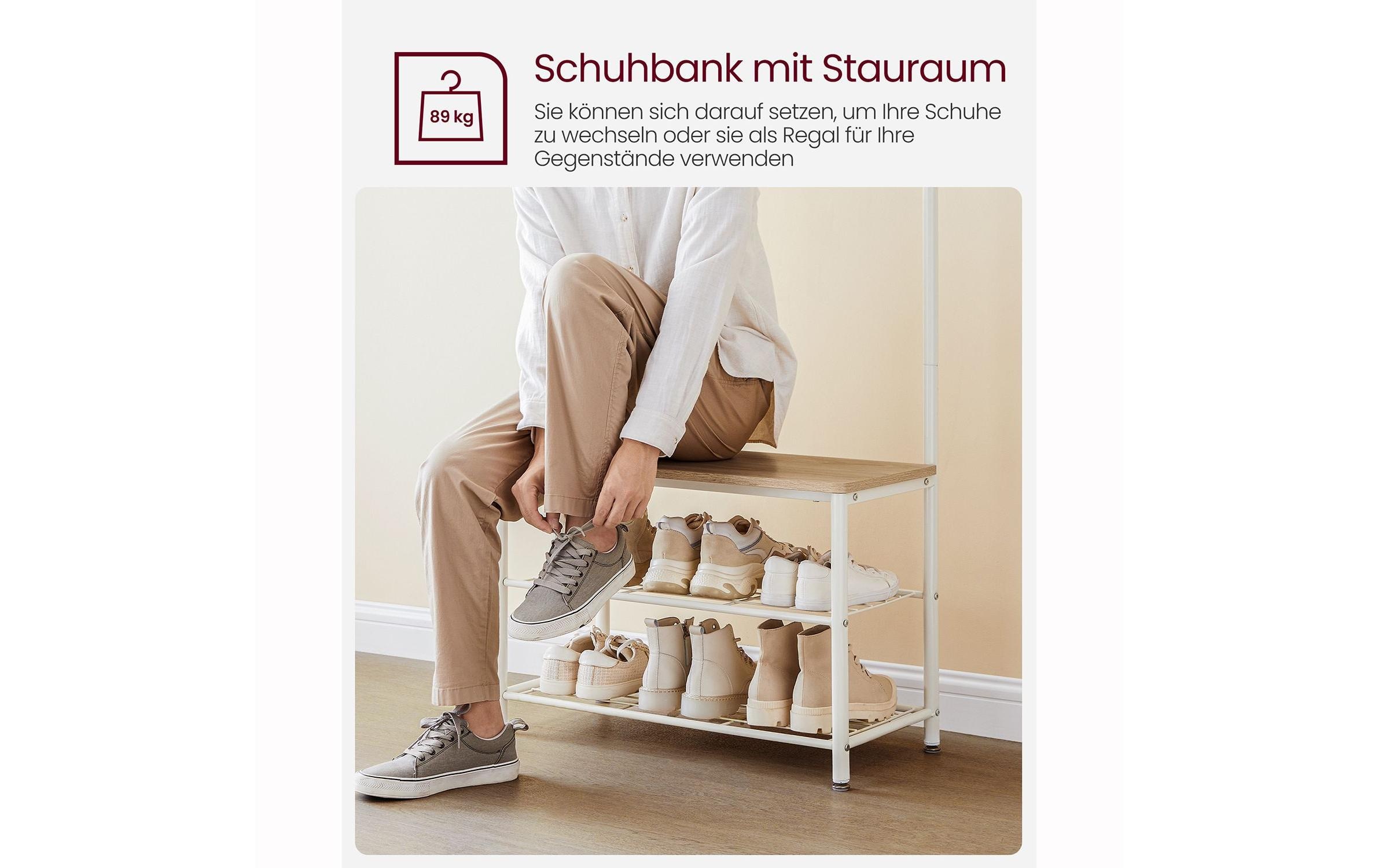 VASAGLE Garderobenständer »mit Schuhregal«