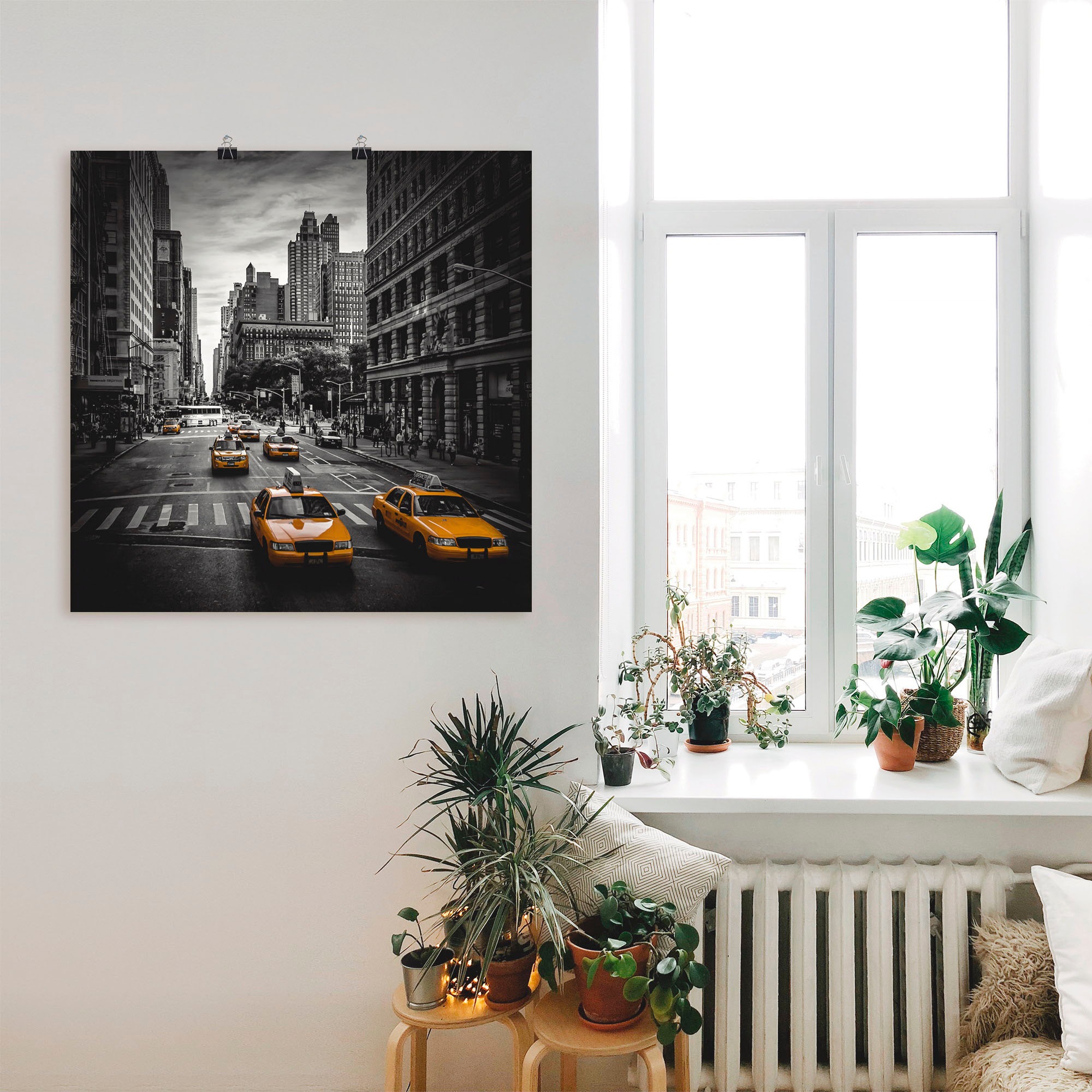 Artland Poster »New York City Verkehr 5th Avenue« Amerika 1 Stk. tlg. ohne Rahmen