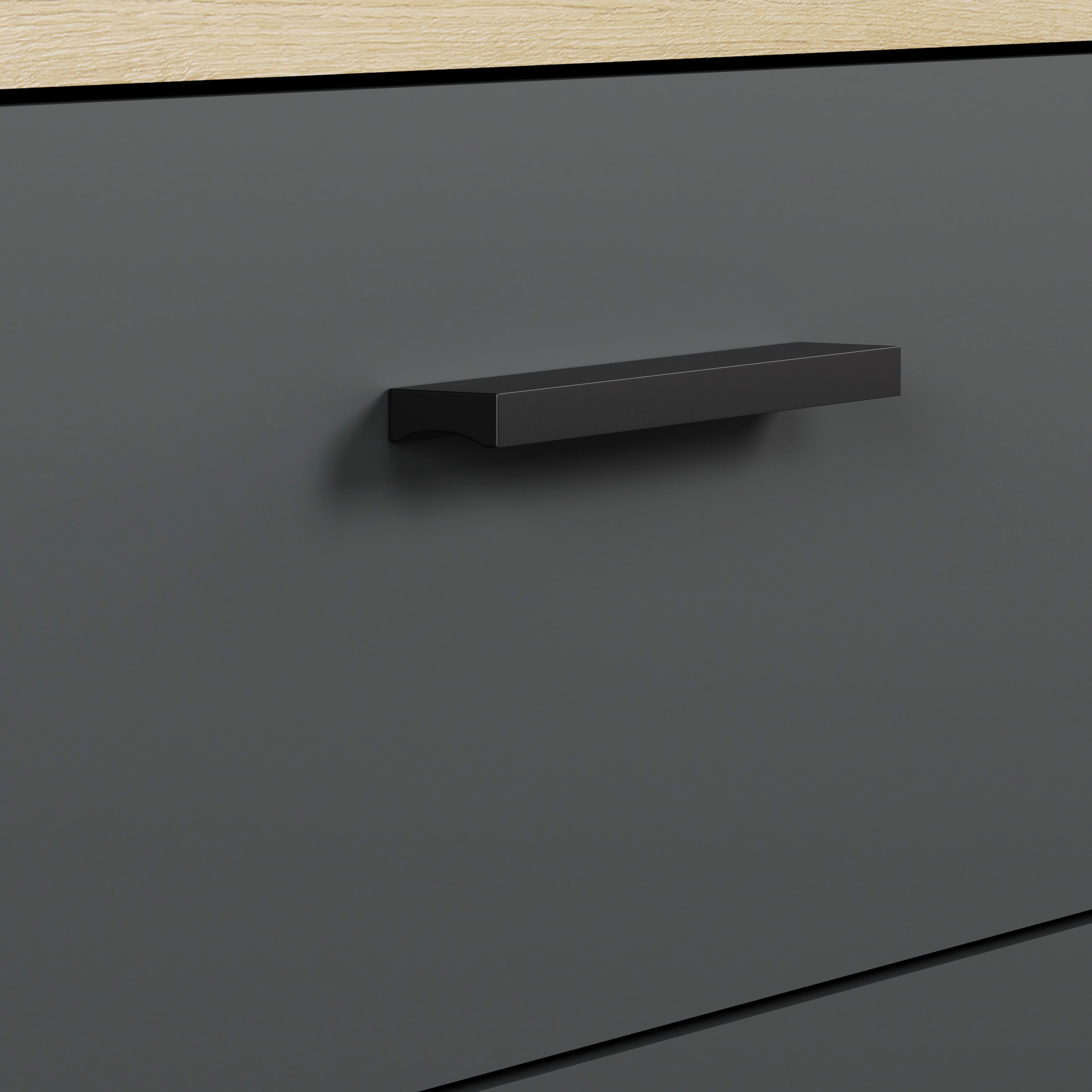 Home affaire Table basse »Tyler TV-Kommode« Paquet, 1 cuis tlg. meuble TV bas, applications en bois de bout, largeur 230 cm