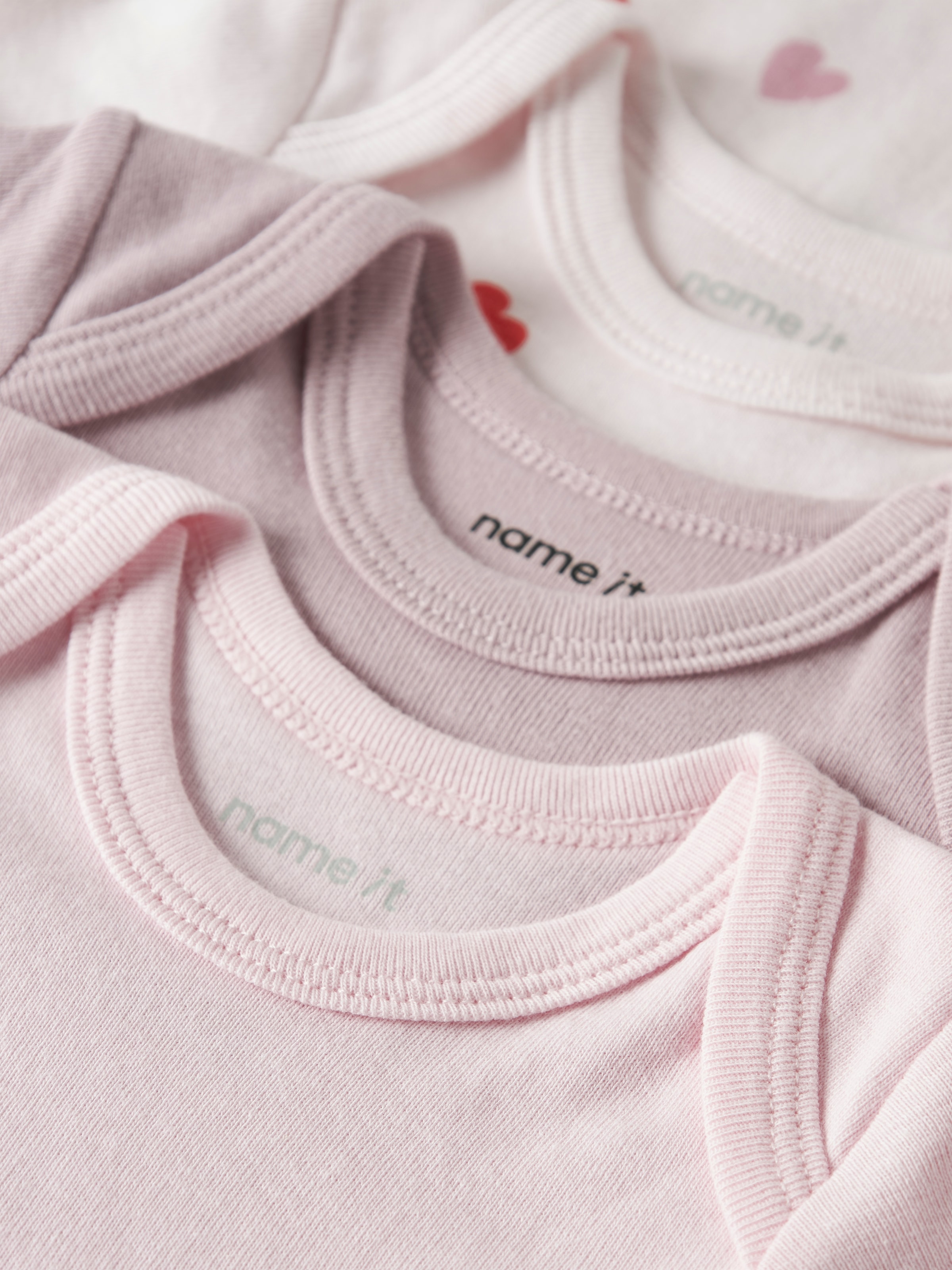 Name It Langarmbody »NBFBODY 3P LS CARINARIA HEART NOOS« Packung, 3 tlg.