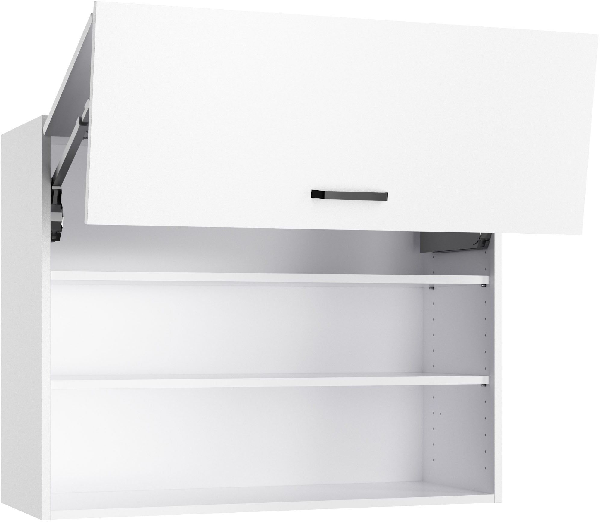 KOCHSTATION Armoire suspendue »KS-Paula« 90 cm de large, 70 cm de haut, avec 1 porte pliante, 2 étagères