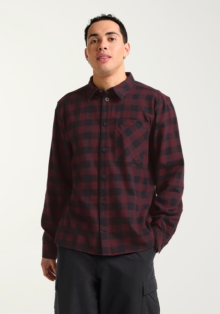 Jack Wolfskin Flanellhemd »LITE FLANNEL SHIRT M« Flanellhemd, weich, atmungsaktiv