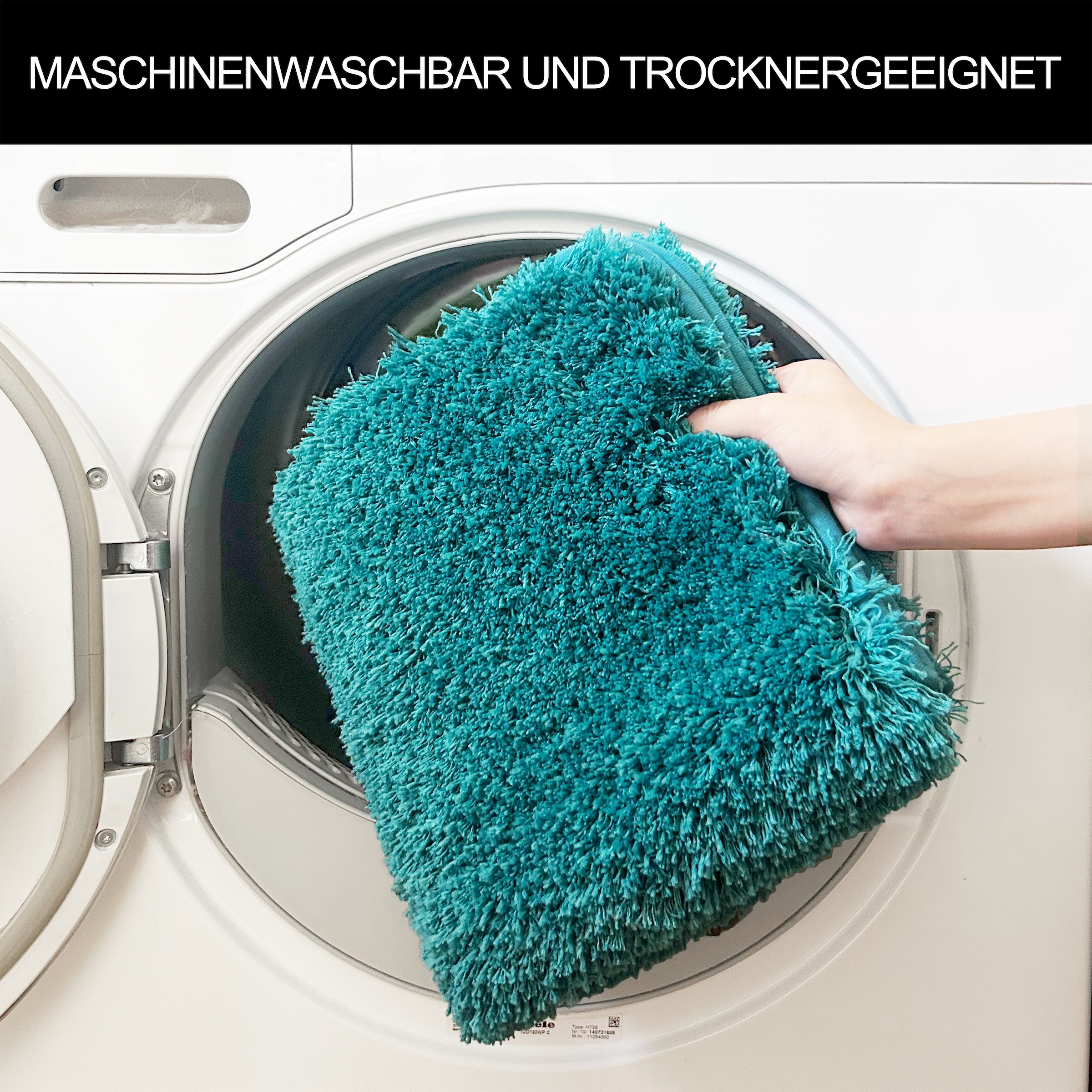 Möve Badematte »Superwuschel, Badvorleger, Badezimmer Teppich« Höhe 40 mm rutschhemmend beschichtet fussbodenheizungsgeeignet | schnell trocknend | strapazierfähig Mikrofaser-Badematte, Badteppich, rechteckig, rund & als 3-tlg. Set