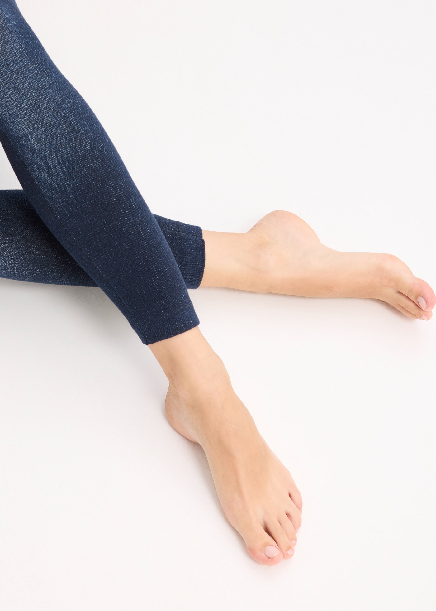 bonprix Shapingleggings »Shape Seamless Leggings Jeansoptik mit starker Formkraft«  figurbetonte Passform, Shape Seamless, in Jeansoptik