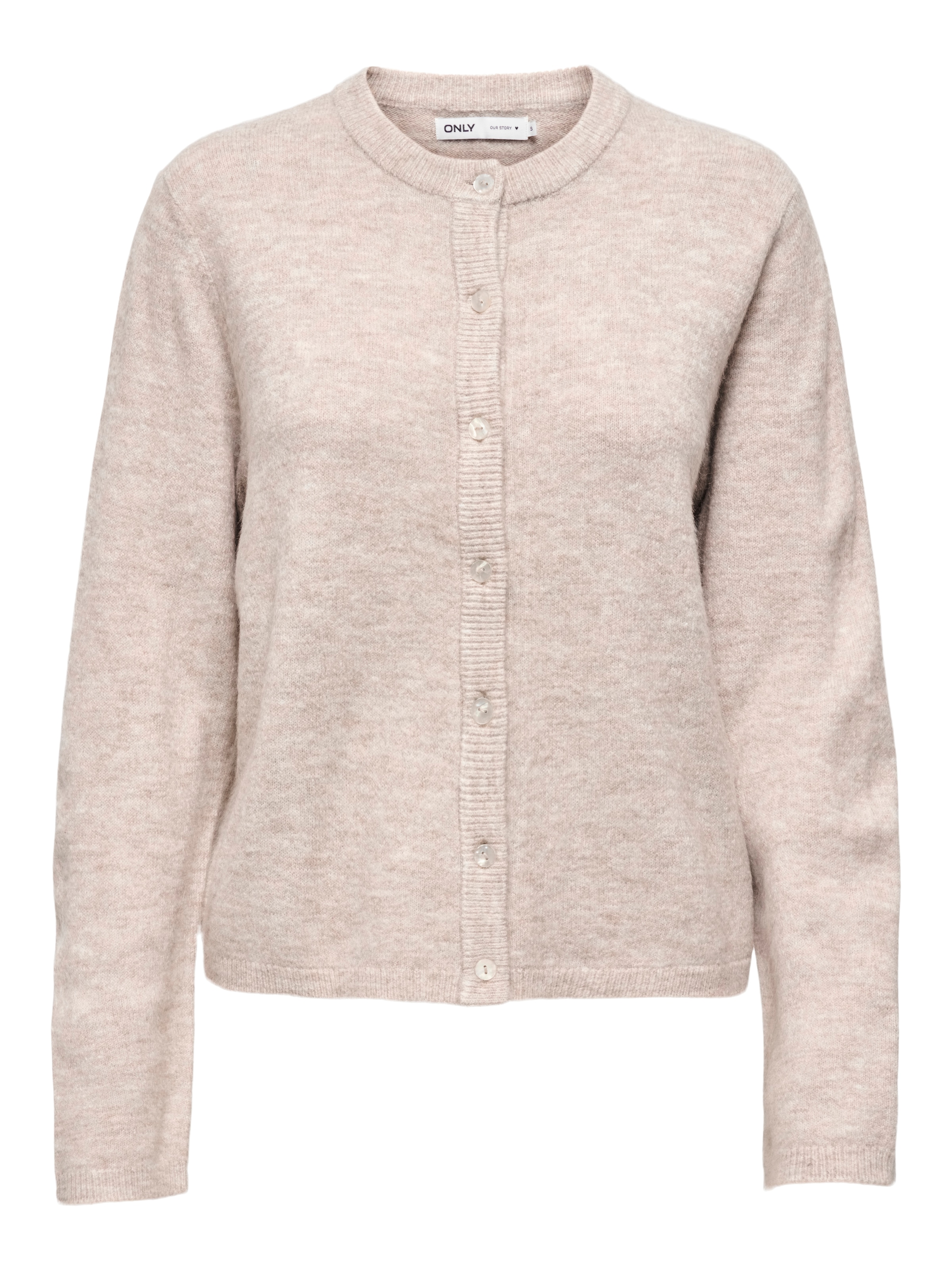ONLY Strickjacke »ONLSIMONI L/S O-NECK CARDIGAN KNT NOOS« Materialmix, relaxed fit