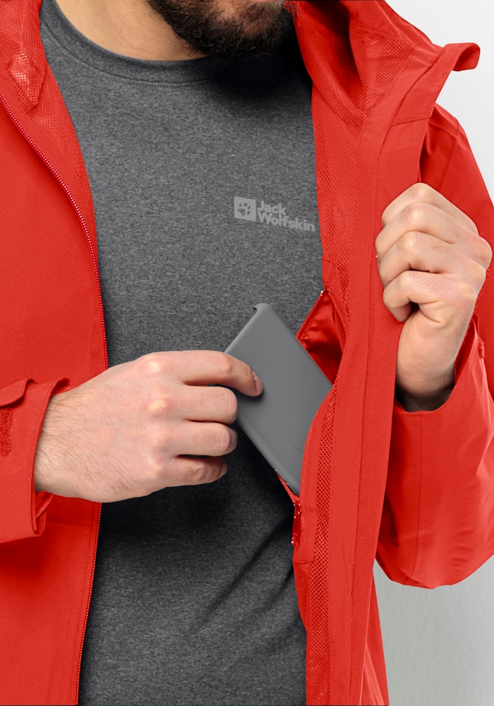 Jack Wolfskin Funktionsjacke »ROBURY 2L JKT M« mit Kapuze