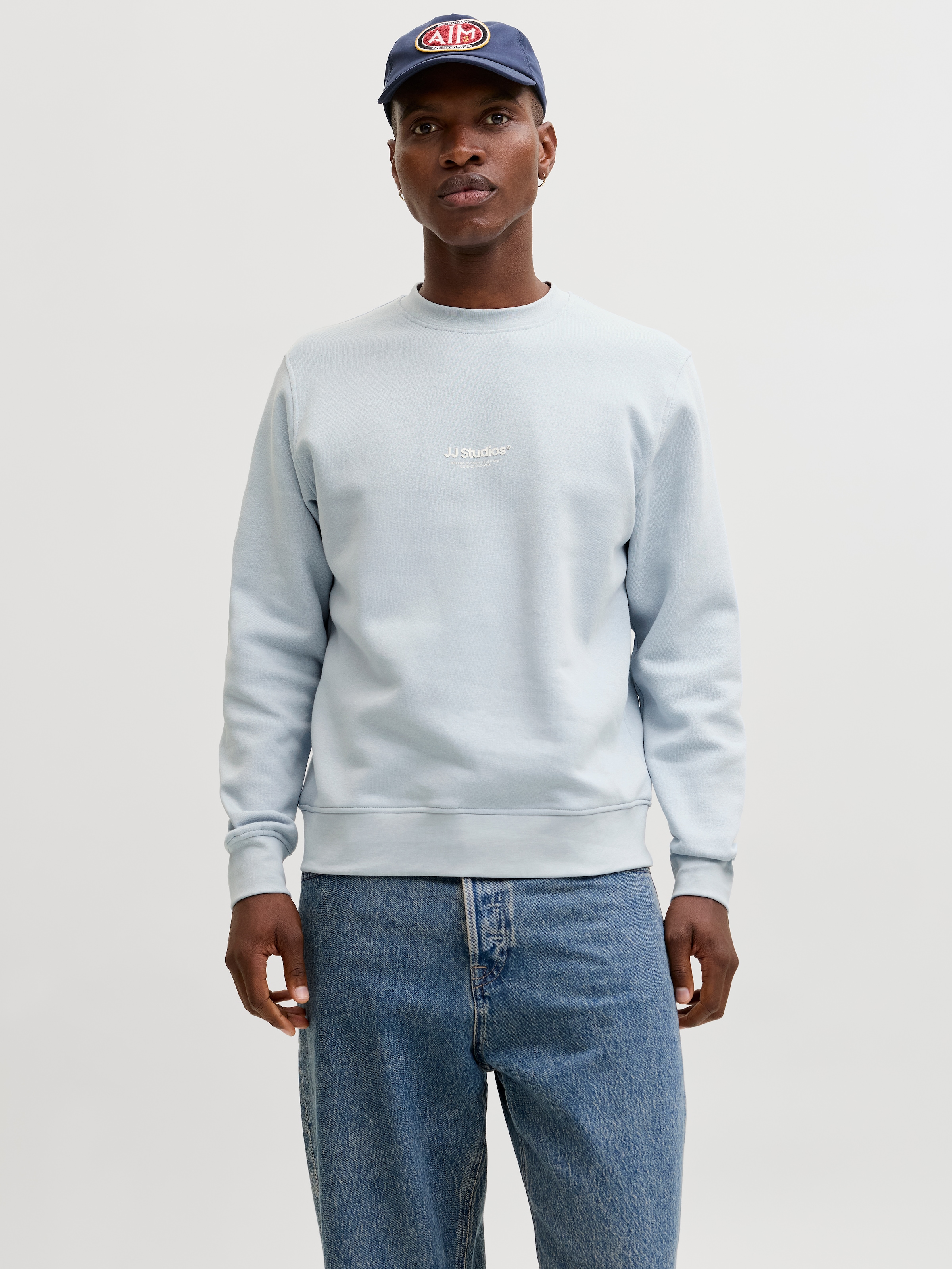 Jack & Jones Sweatshirt »JJESOHO SWEAT CREW NECK NOOS«, Baumwollmischung, relaxed fit
