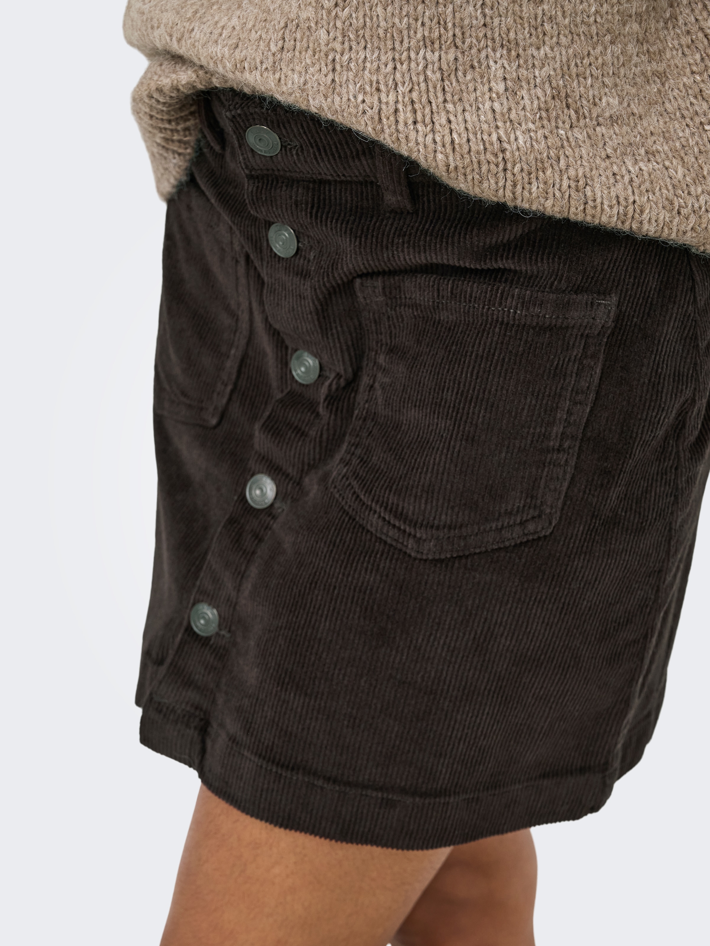 ONLY Jupe en velours »ONLAMAZING HW CORD SKIRT« mélange de coton