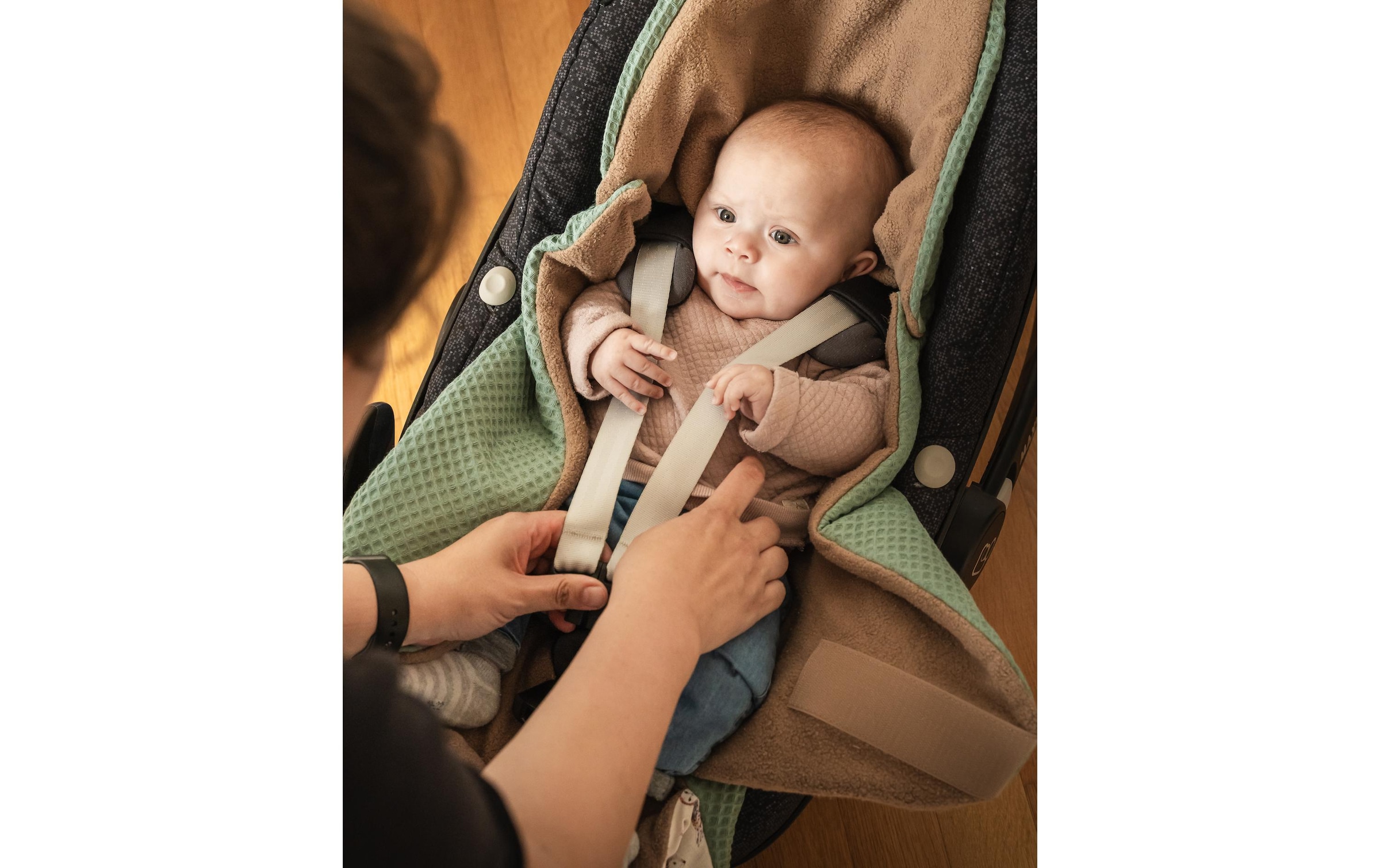 ULLENBOOM ® Couverture d'enveloppement »Waldfreunde 90 x 100 cm«