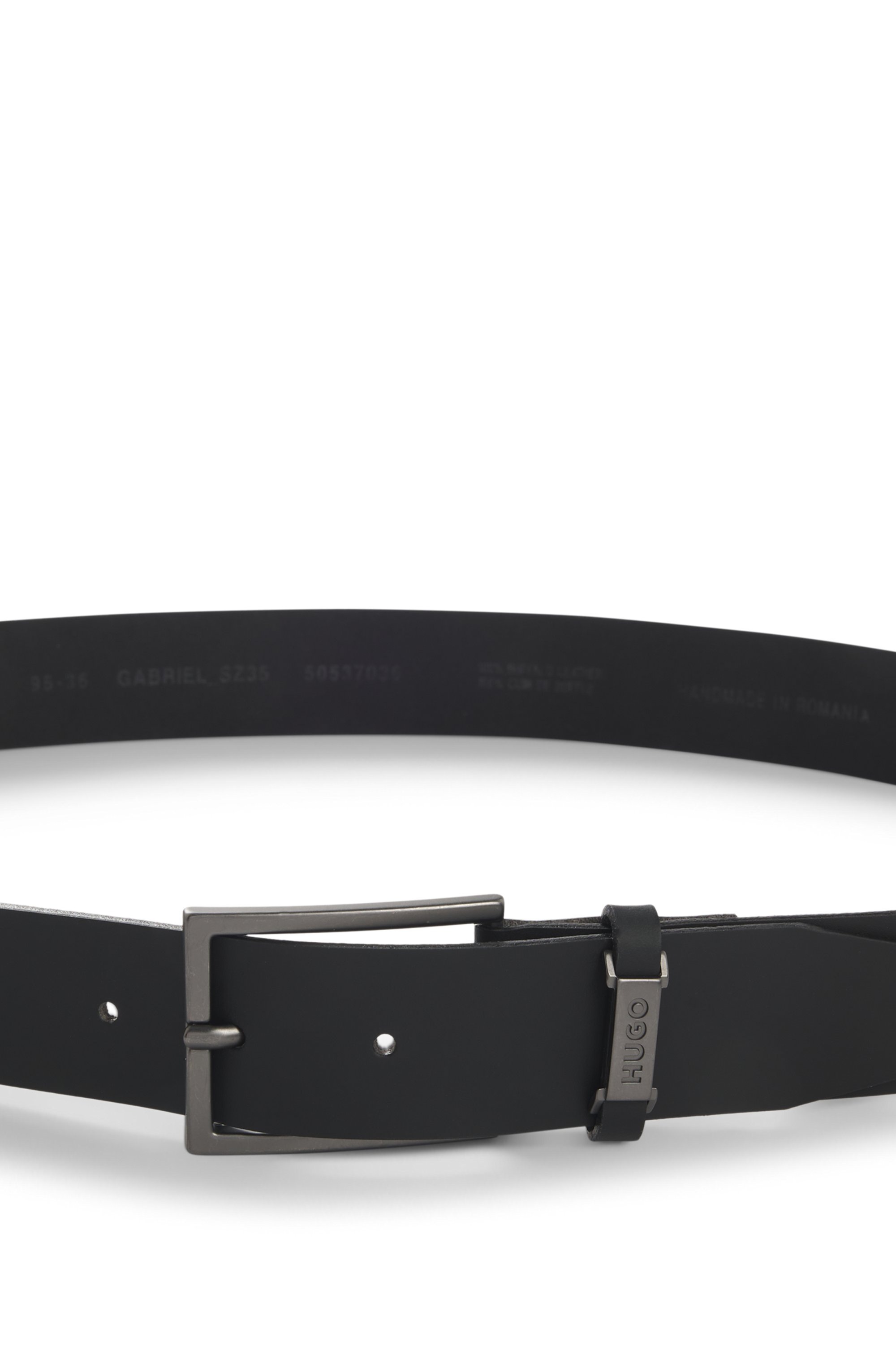 HUGO Ceinture en cuir »Gabriel Sz35« Mit Markenlabel von HUGO