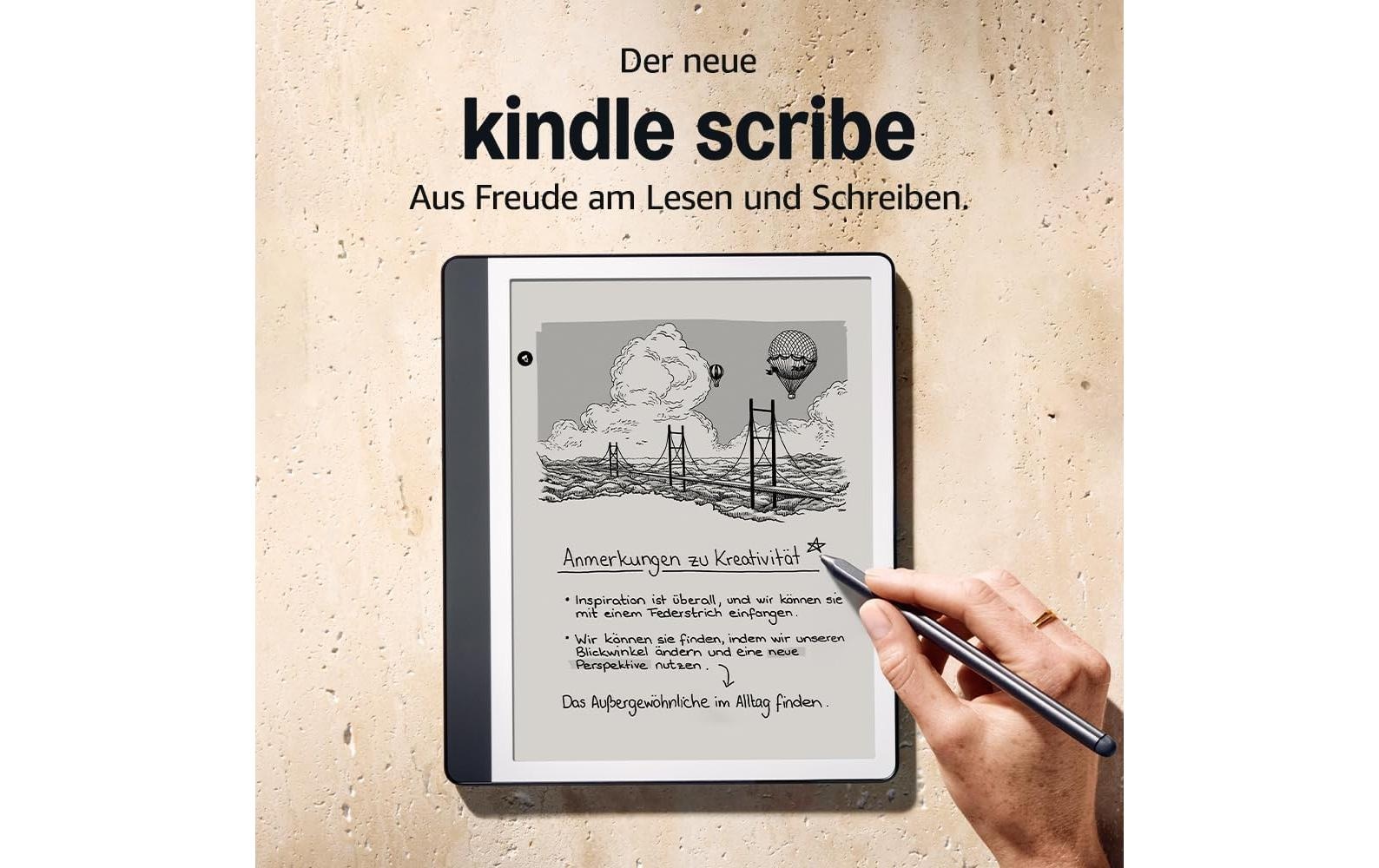 Amazon Livre électronique »Kindle Scribe 16 GB, 10,2 Zoll« ( / 10,2 ″) 16 Go Écran tactile)
