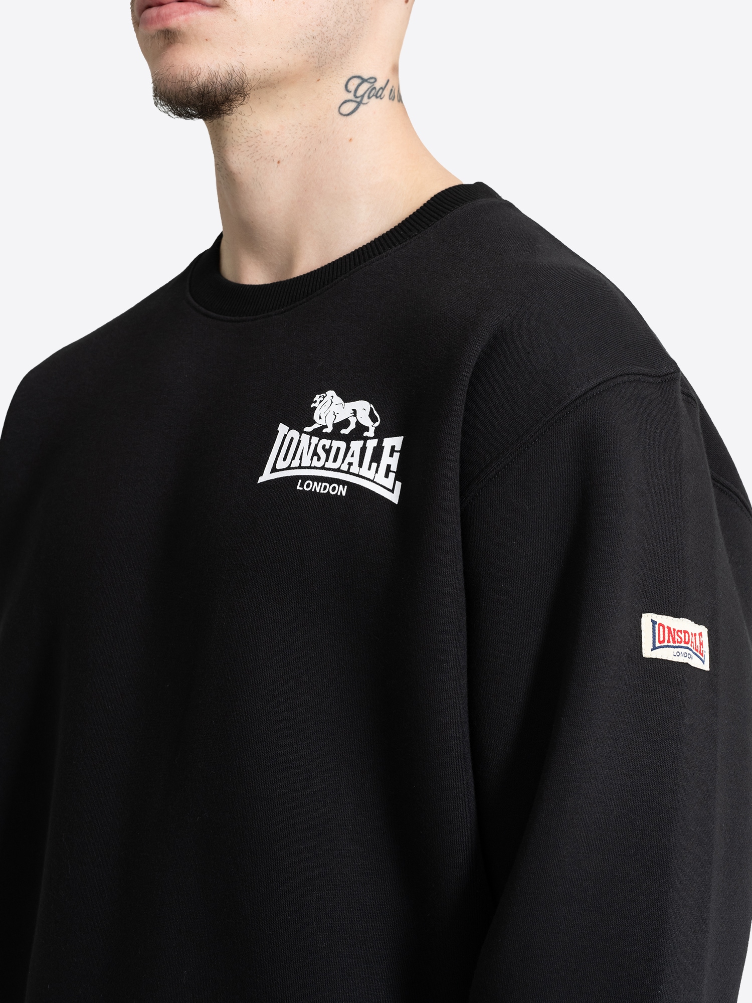 Lonsdale Sweat-shirt »HAIGHTON«, en coton et polyester, disponible de la taille S à XXXL,
