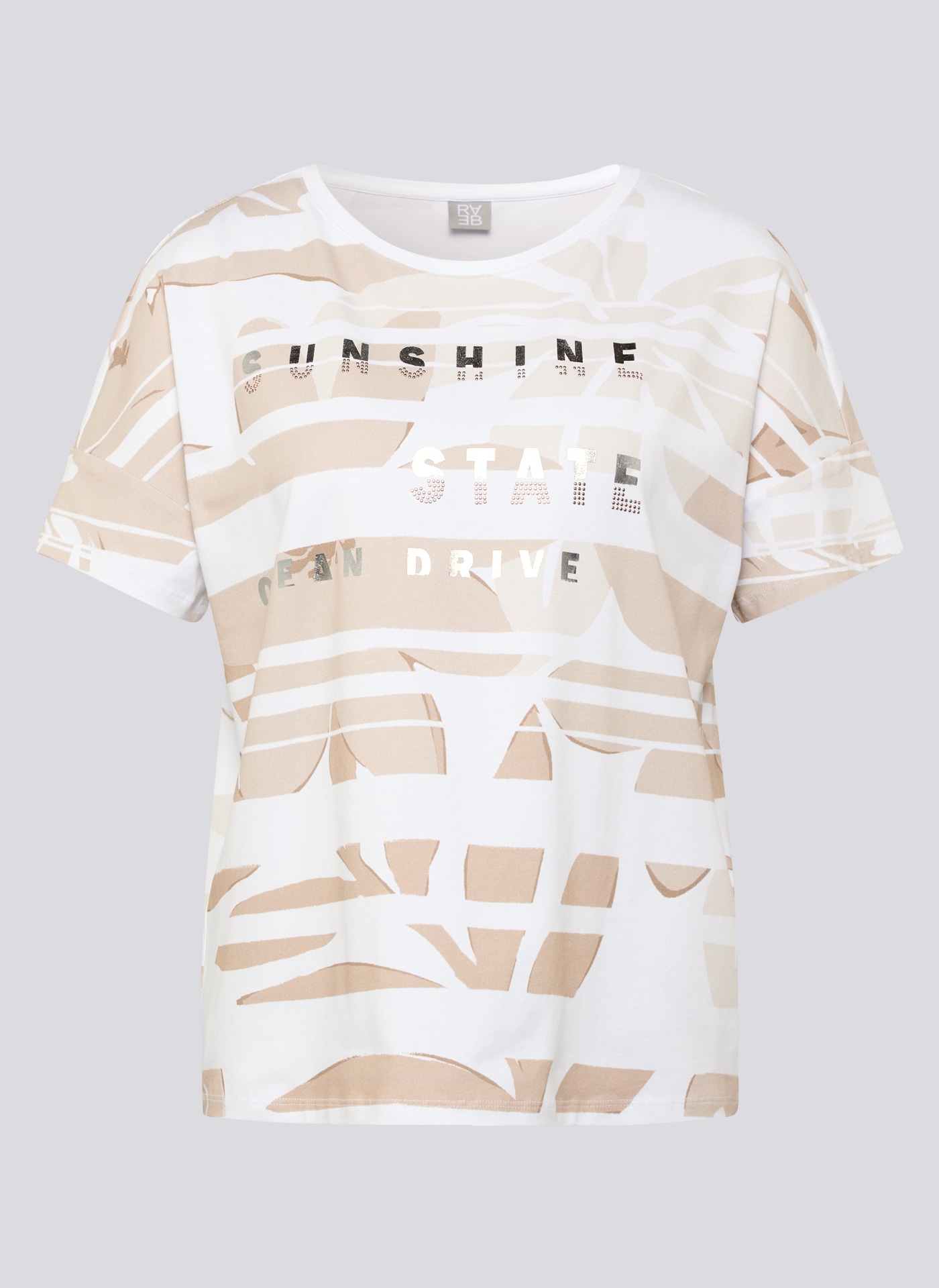 Rabe T-shirt mit All-Over Print