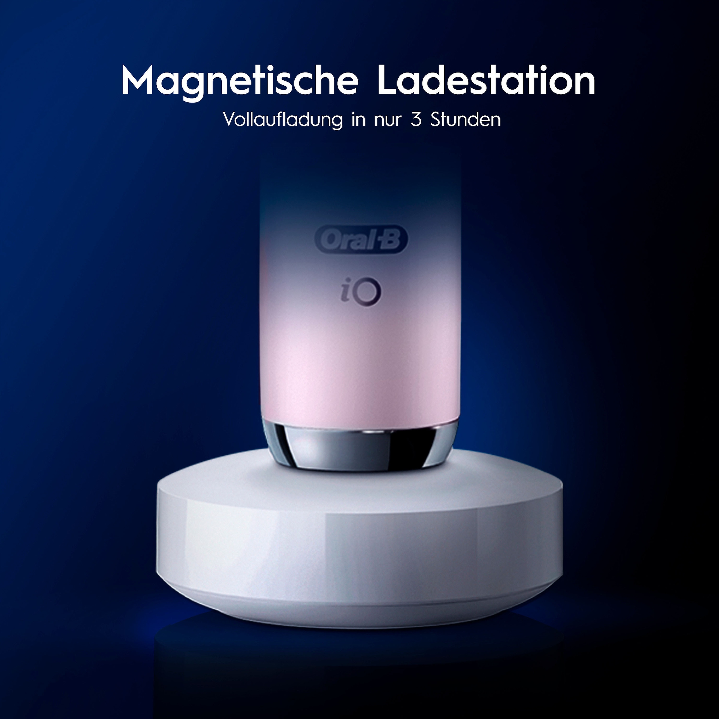Oral-B Brosse à dents électrique »Oral-B iO Series 9« 2 cuis Aufsteckbürsten 7 modes de brossage pour soins dentaires, analyse 3D, écran couleur & étui de voyage avec charge