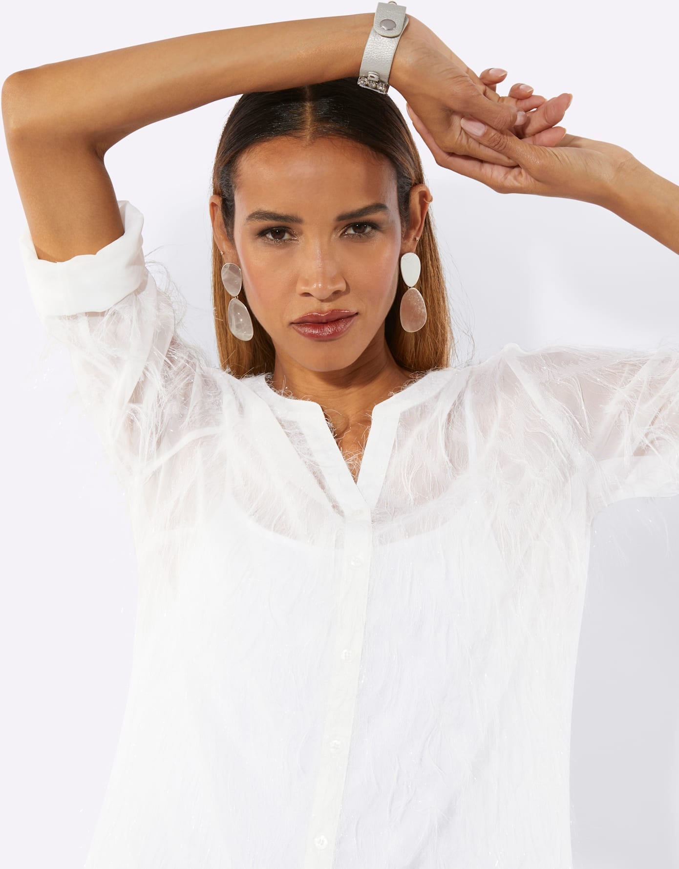 creation L Langarmbluse