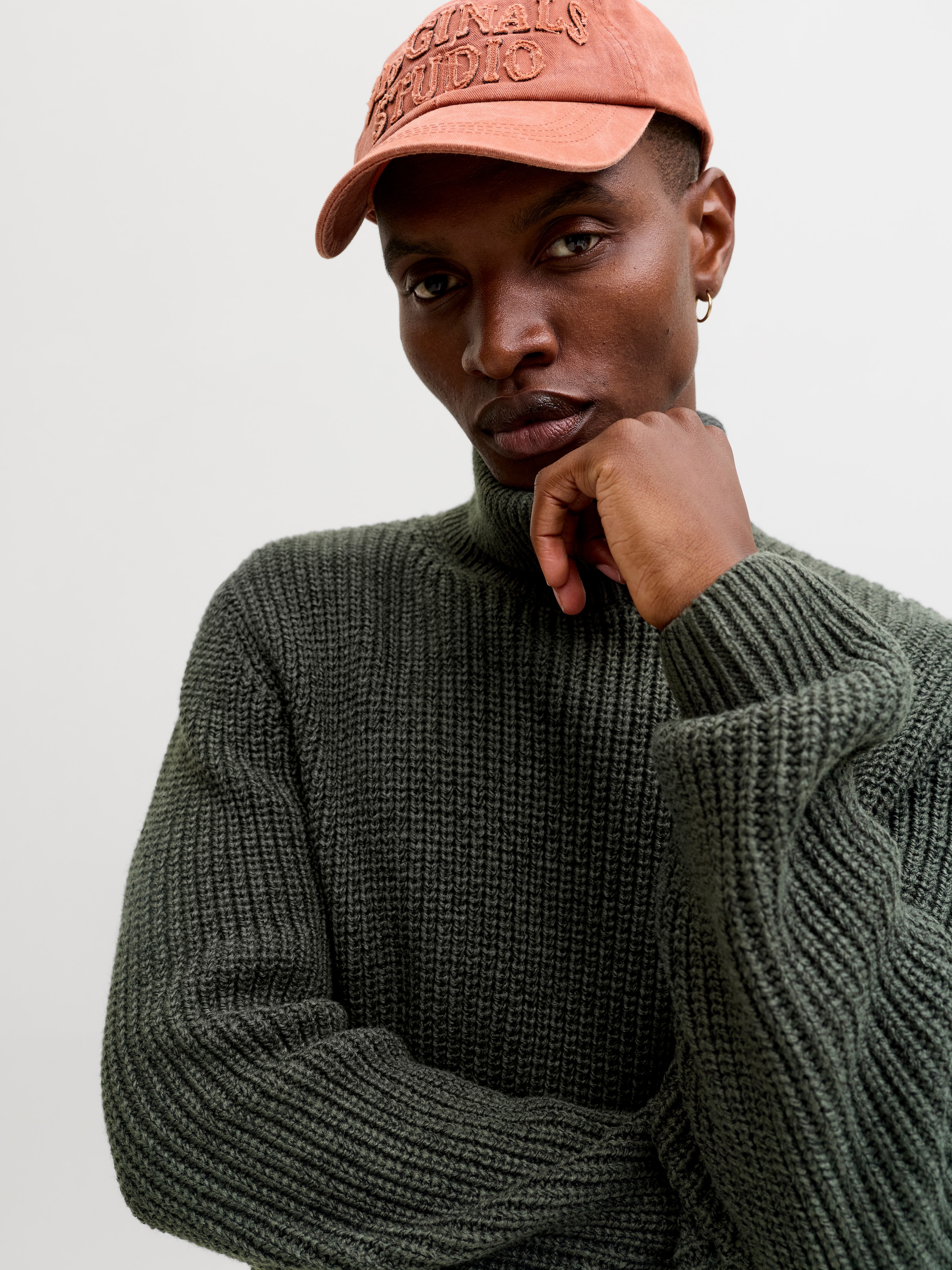 Jack & Jones Pull à col roulé »JORBLEECKER KNIT ROLL NECK BF«