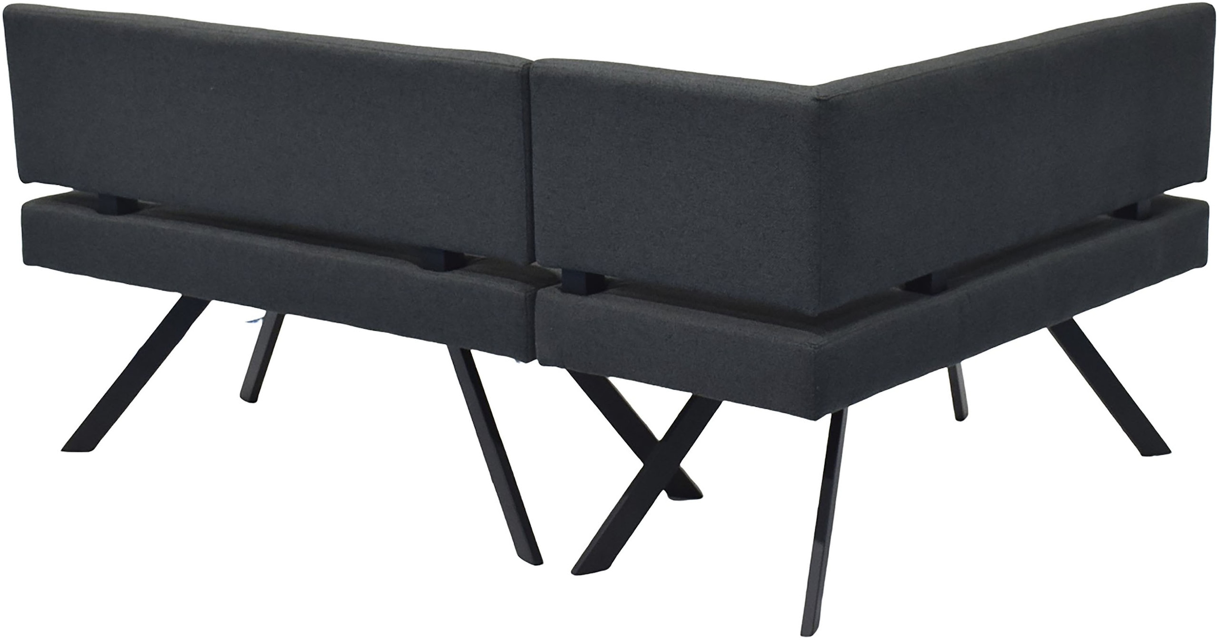 byLIVING Banc d'angle »TORONTO« Webstoff, bis 160 kg, Taschenfederkern, 4-Fussgestell, 3 Sitzplätze