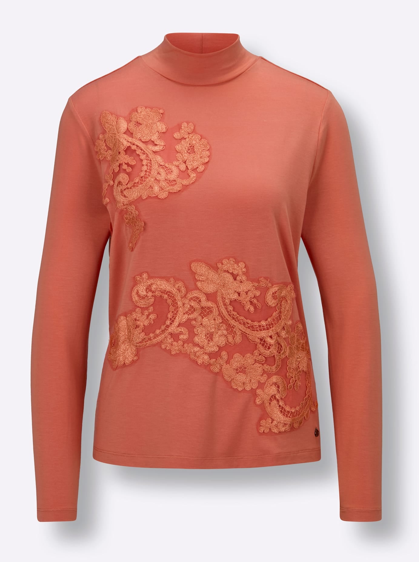 CREATION L PREMIUM T-shirt à col montant »Shirt« 1