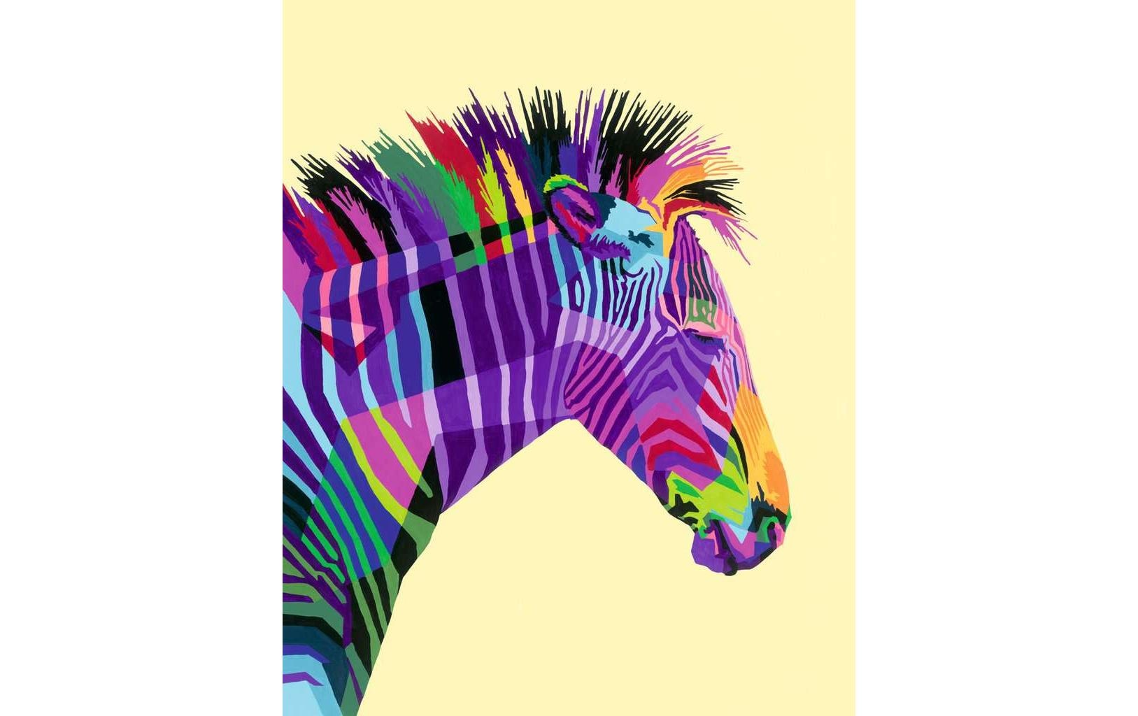 Ravensburger Malen nach Zahlen »CreArt, Funky Zebra« Made in Europe