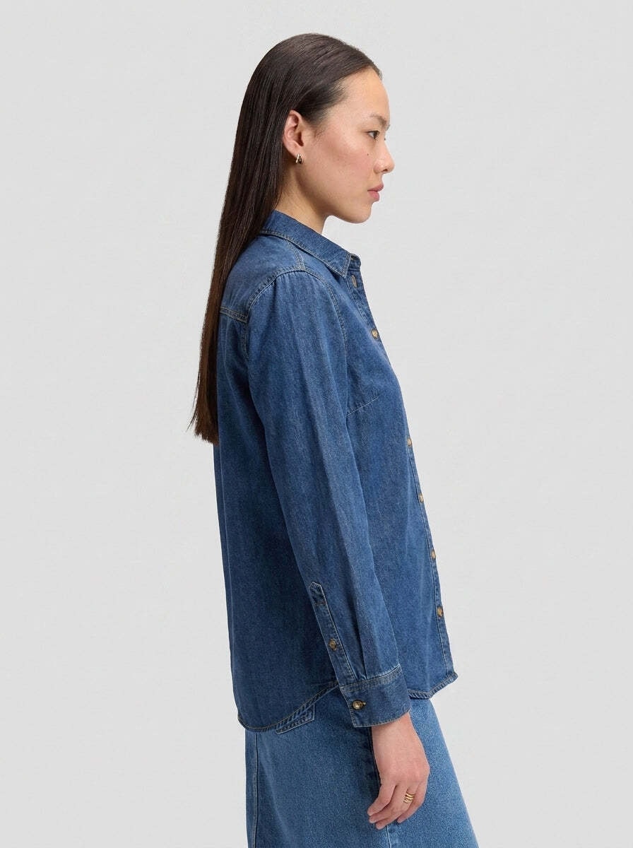Lee® Blouse en jean »Lee Jeanshemd Classic«