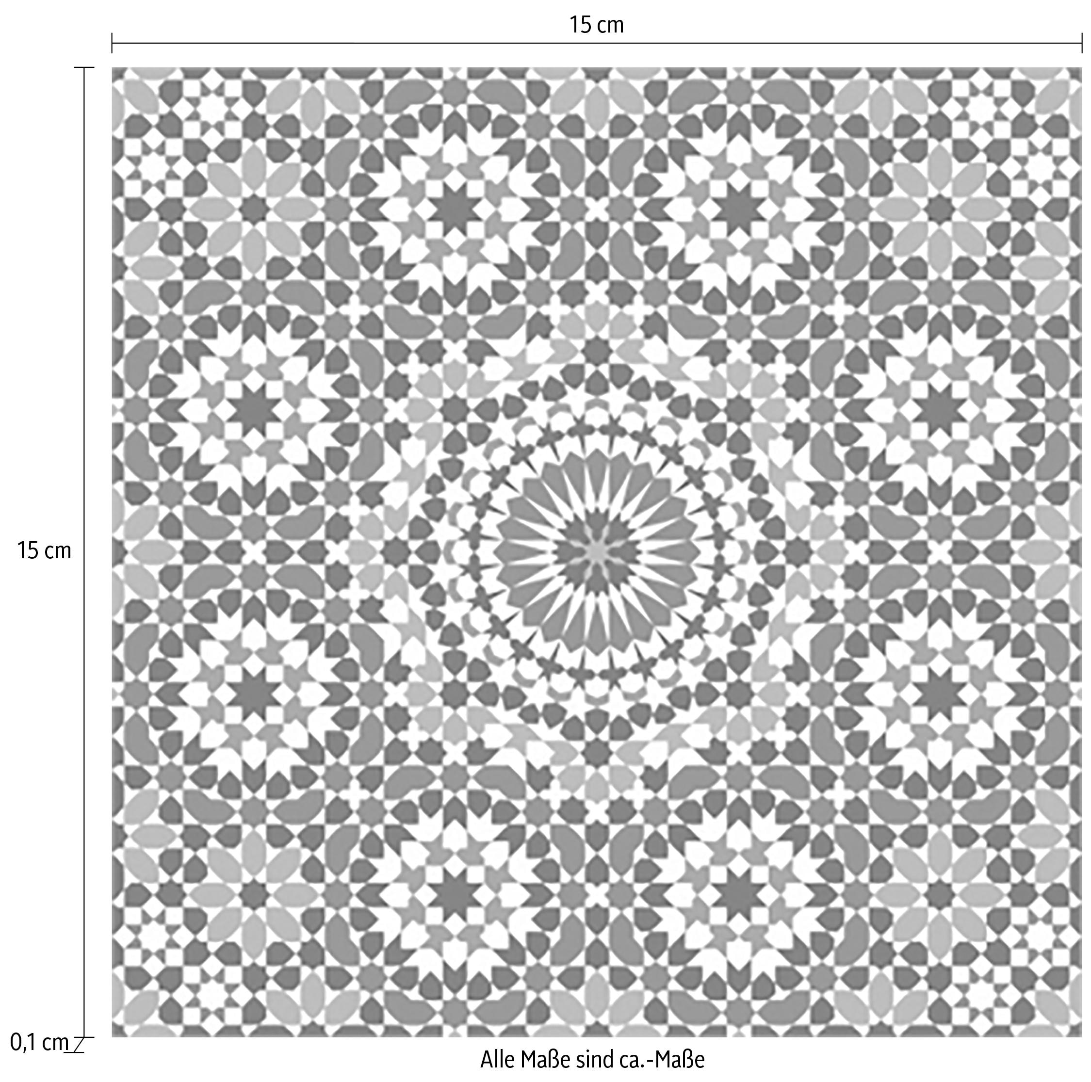 queence Autocollants pour carrelage »Kreise« Stickerfliesen, selbstklebend, Sticker, 12er Set