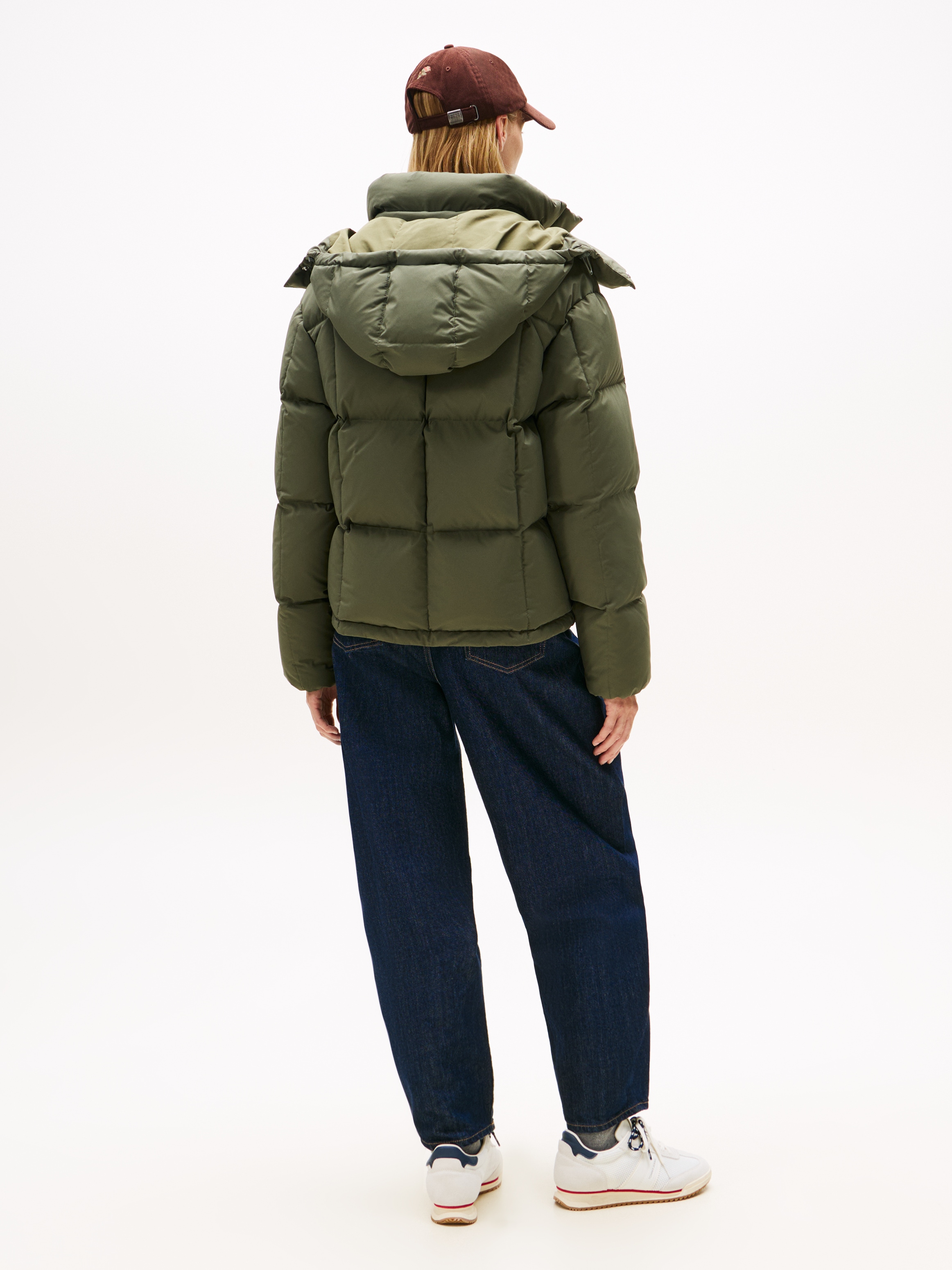 Tommy Jeans Veste matelassée »TJW ALASKA GRID DOWN JACKET EXT« mit Kapuze