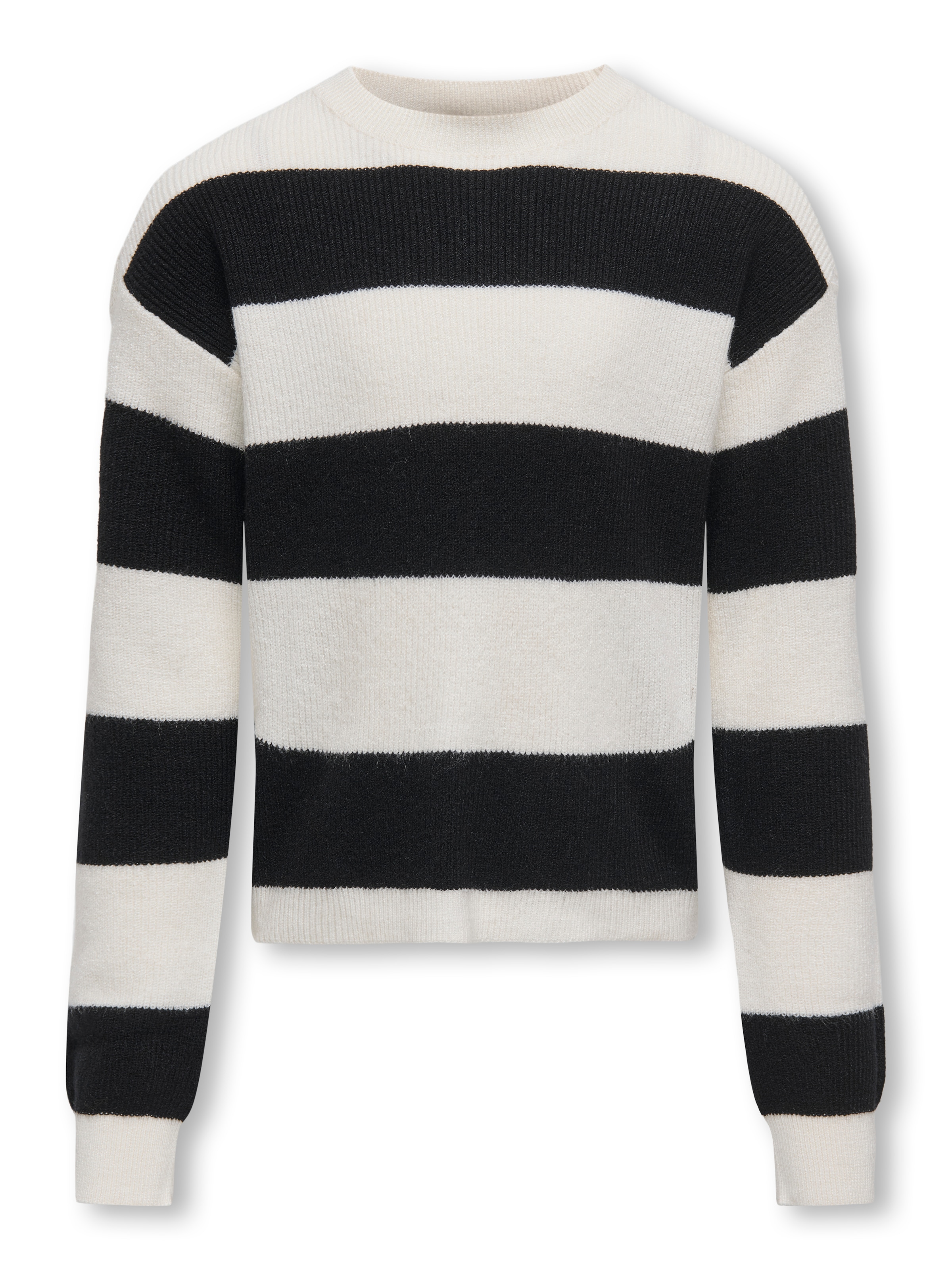 KIDS ONLY Strickpullover »KOGFRANCA SHORT L/S STRIPE KNT NOOS«