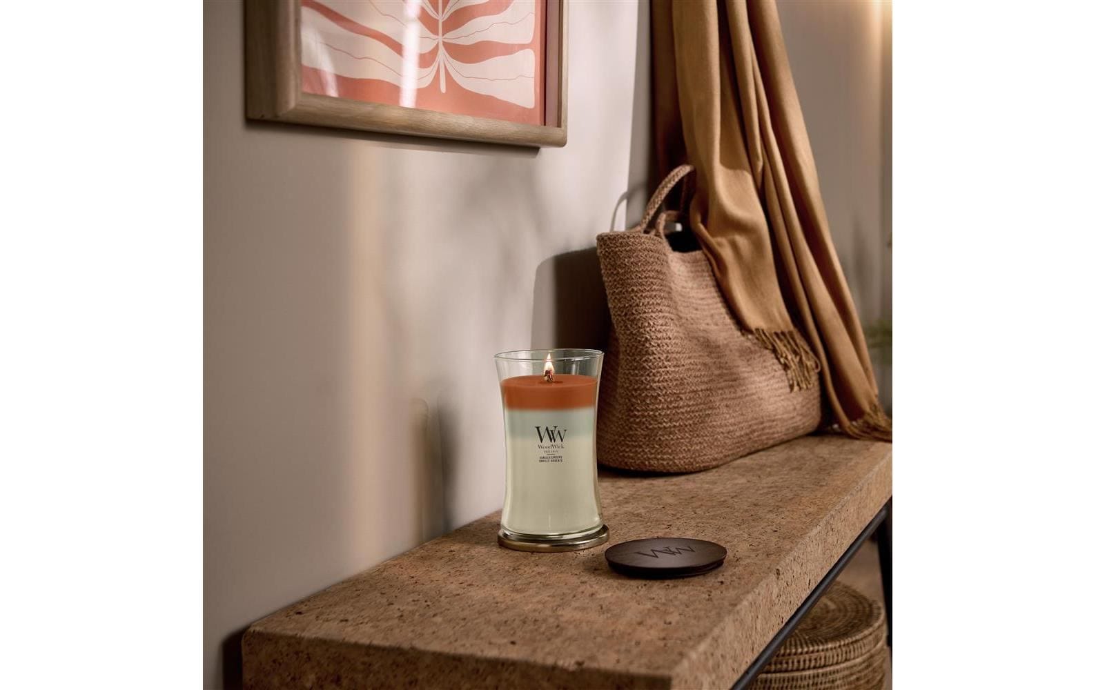 Woodwick Duftkerze »Vanilla Embers Trilogy Large Jar«