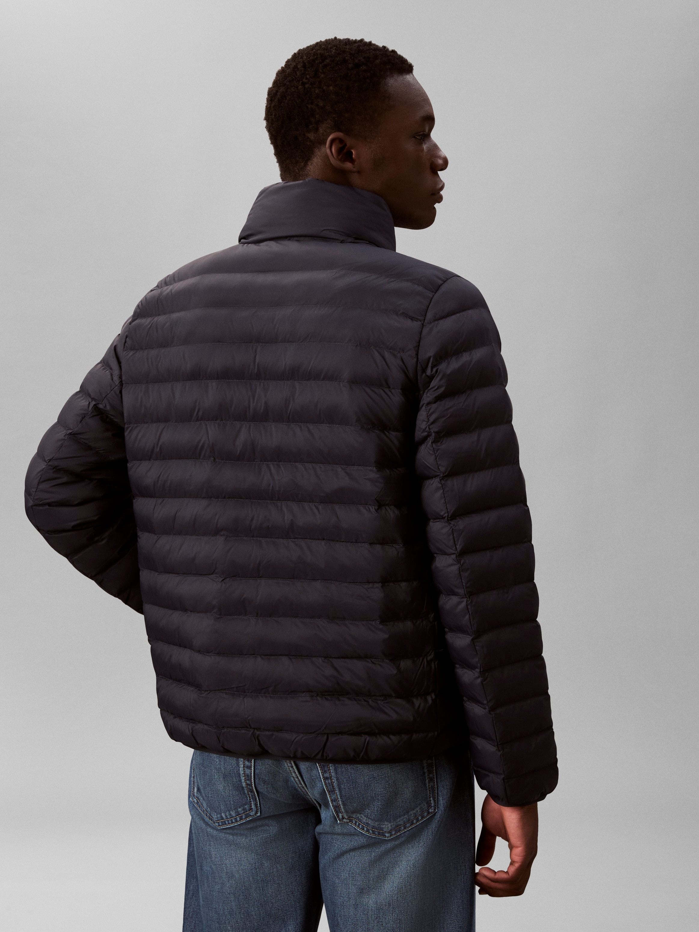 Calvin Klein Veste matelassée »LS LT WT NYLN CHNNLD« ohne Kapuze Mit Rundhalsausschnitt