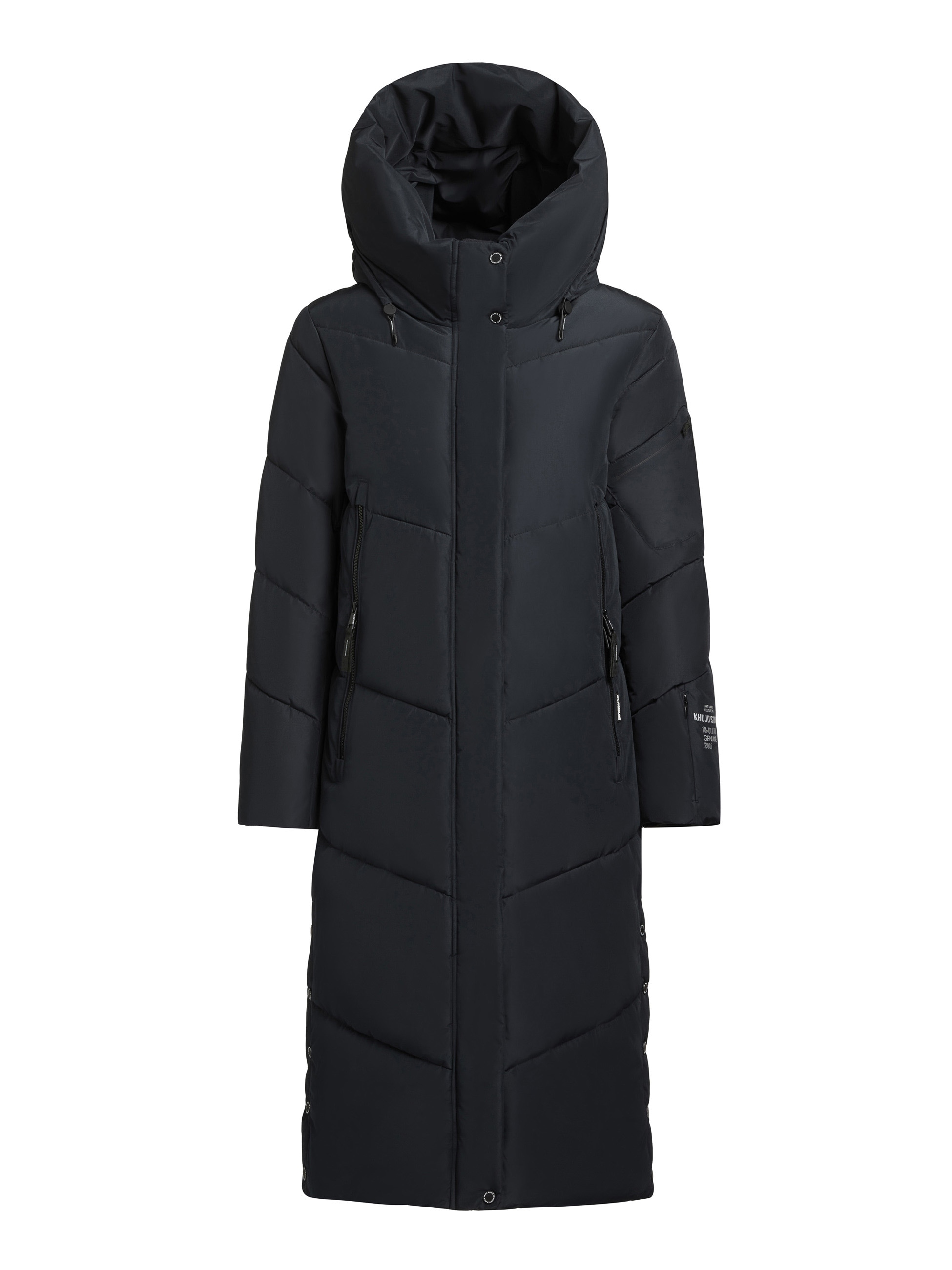 khujo Steppmantel »PULSET MATT« grosse Kapuze, Reissverschlusstaschen