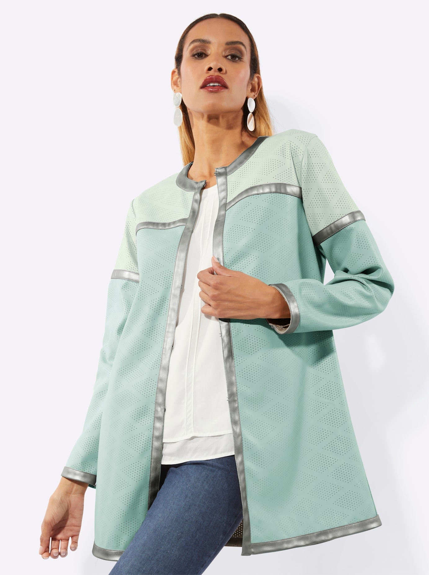 Mainpol Blazer en similicuir »Lederimitat-Blazer«