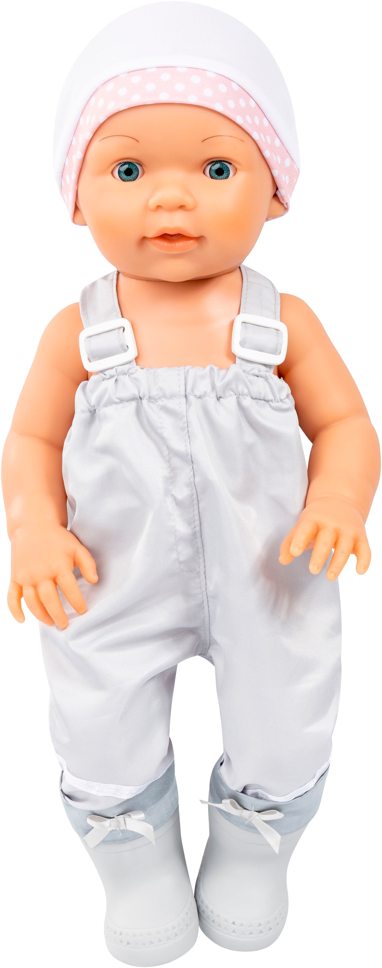 Bayer Puppenkleidung »Regen-Set grau/rosa«