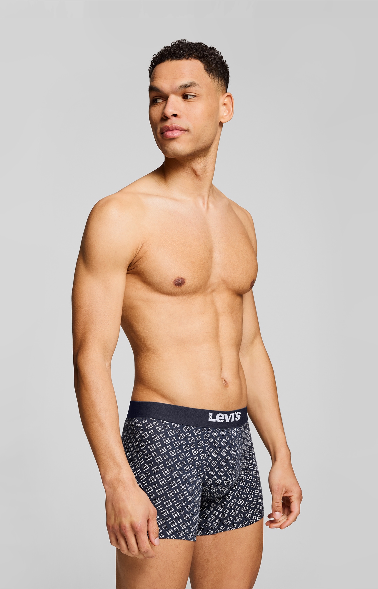 Levi's® Boxershorts »LEVIS MEN GIFTBOX DENIM BOXER BRIEF 3P« 3er Pack, 