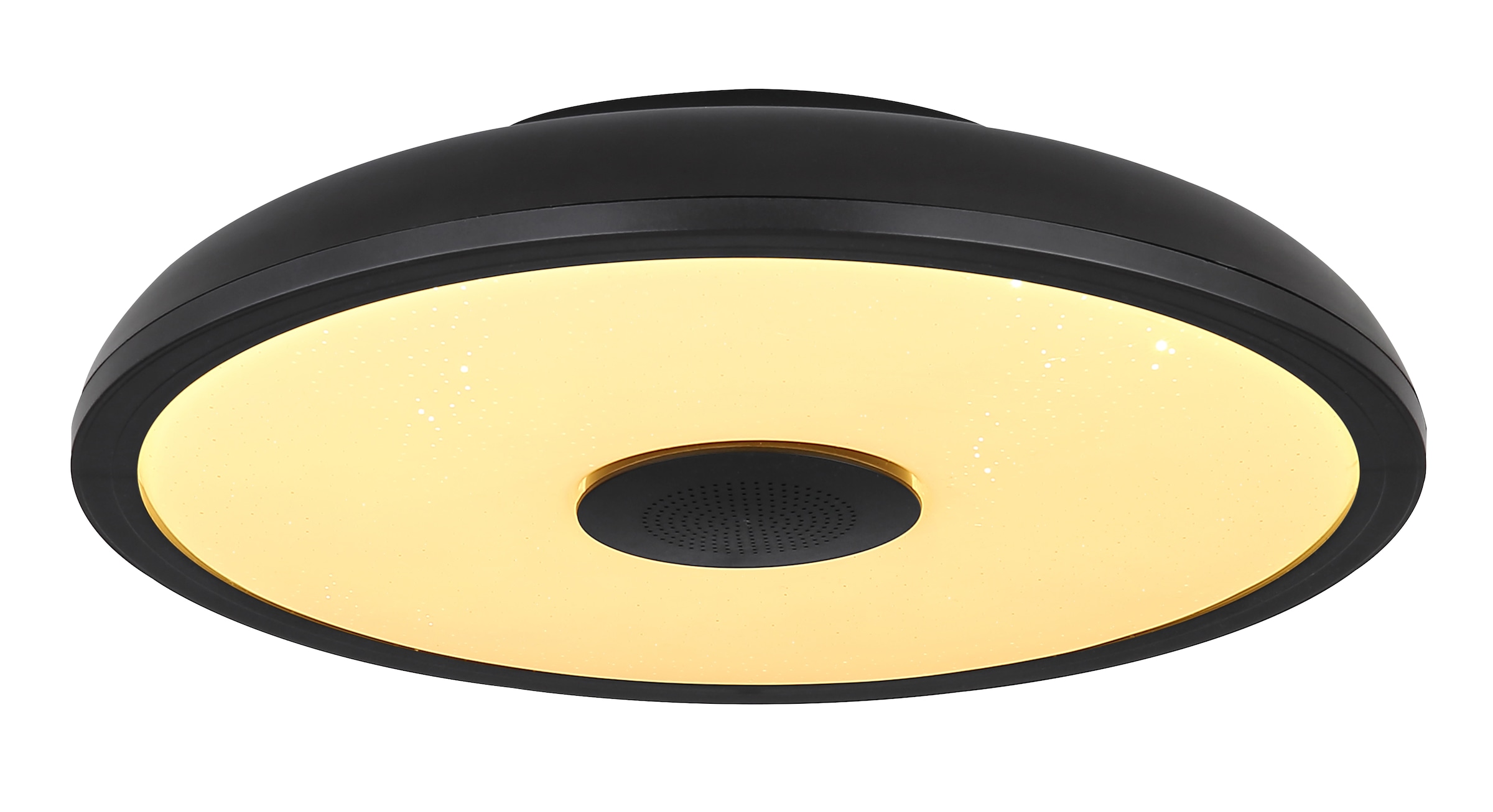 GLOBO LIGHTING LED Deckenleuchte »RAFFY« LED-Modul 1 Stk. warmweiss - kaltweiss Farbwechsel Rot-Grün-Blau, Lautsprecherfunktion