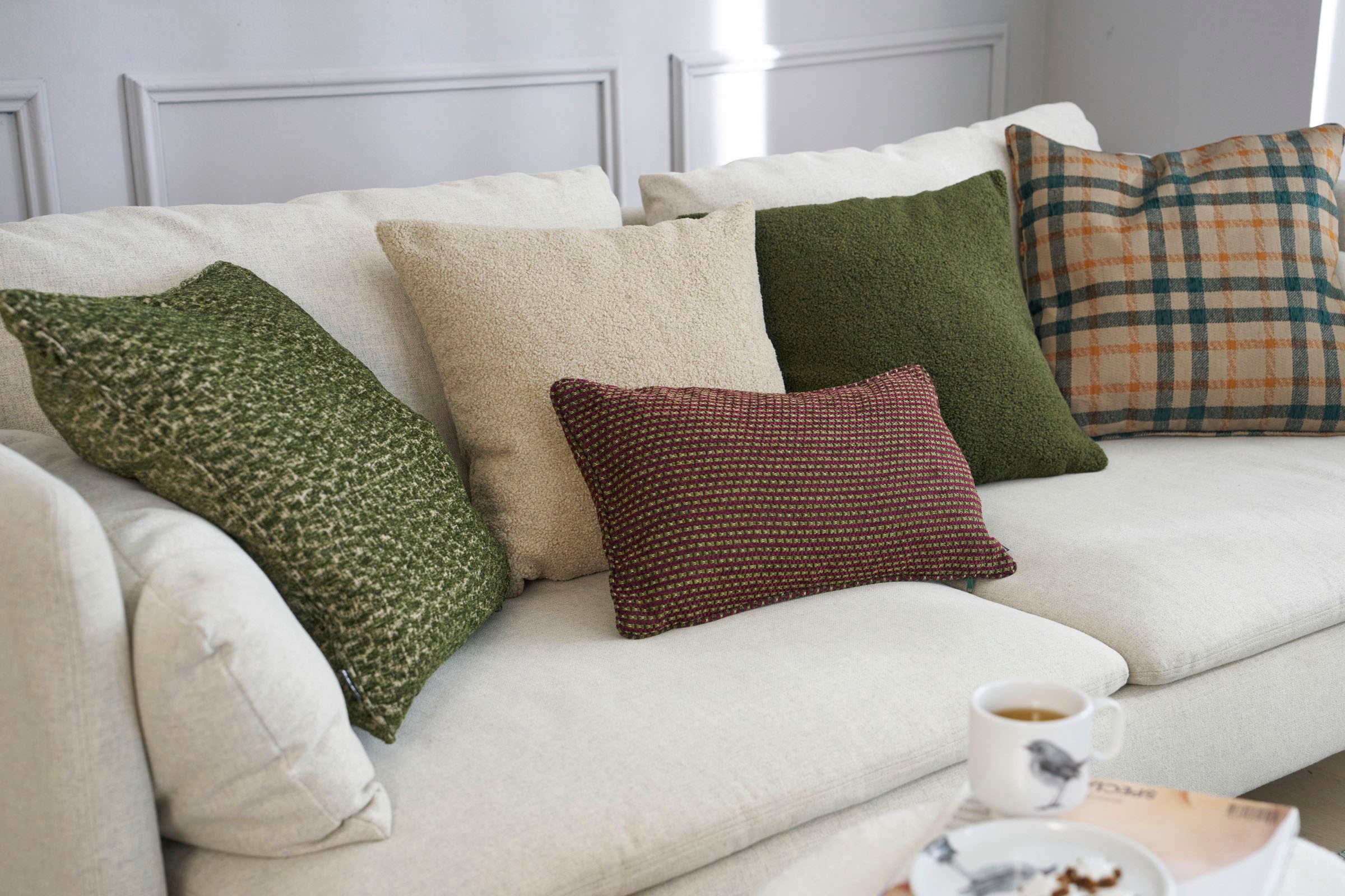 H.O.C.K. Dekokissen »Fino« Teddy-Plüsch, wärmend, inkl. Füllung, Bezug mit Reissverschluss