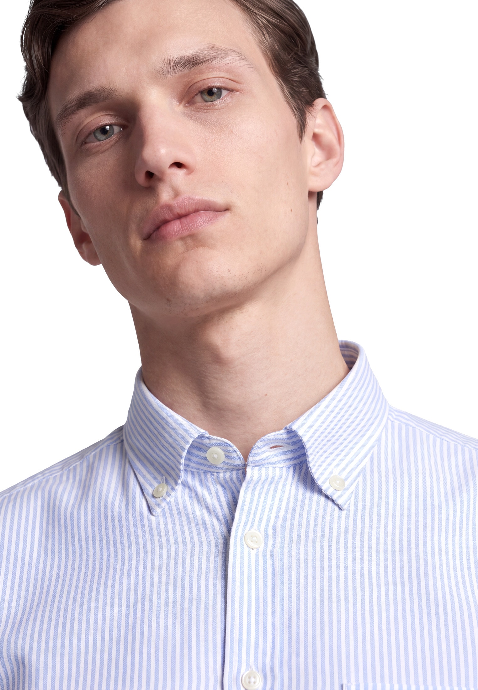 seidensticker Chemise d'affaires col boutonné classique 1/1 rayé