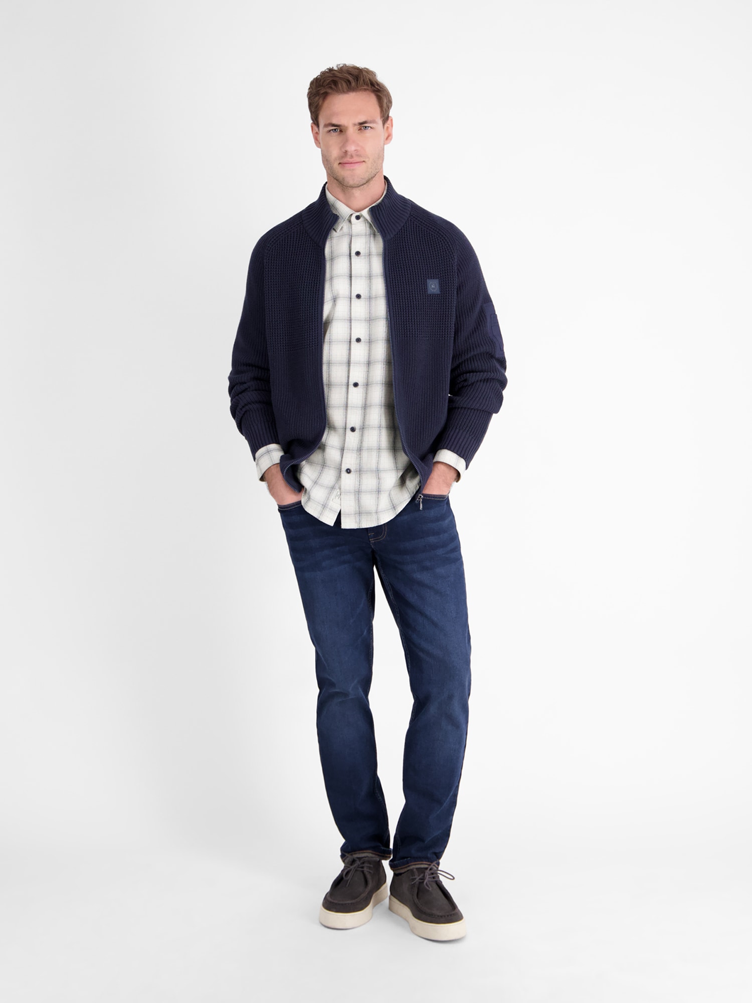 LERROS Chemise à carreaux »Karohemd für Herren - zeitlos, vielseitig und stilvoll«