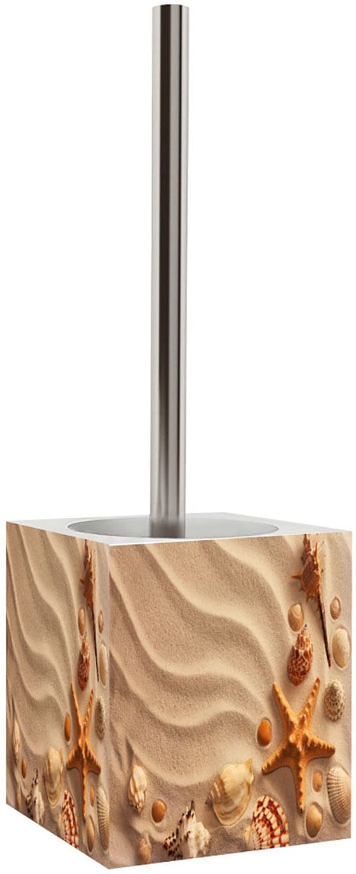 Sanilo Set d'accessoires de salle de bain »mit Motiv, viele schöne Seifenspender und WC Bürsten zur Auswahl« 2-tlg., Desinfektionsspender mit stabiler Pumpe, hochwertig & modern