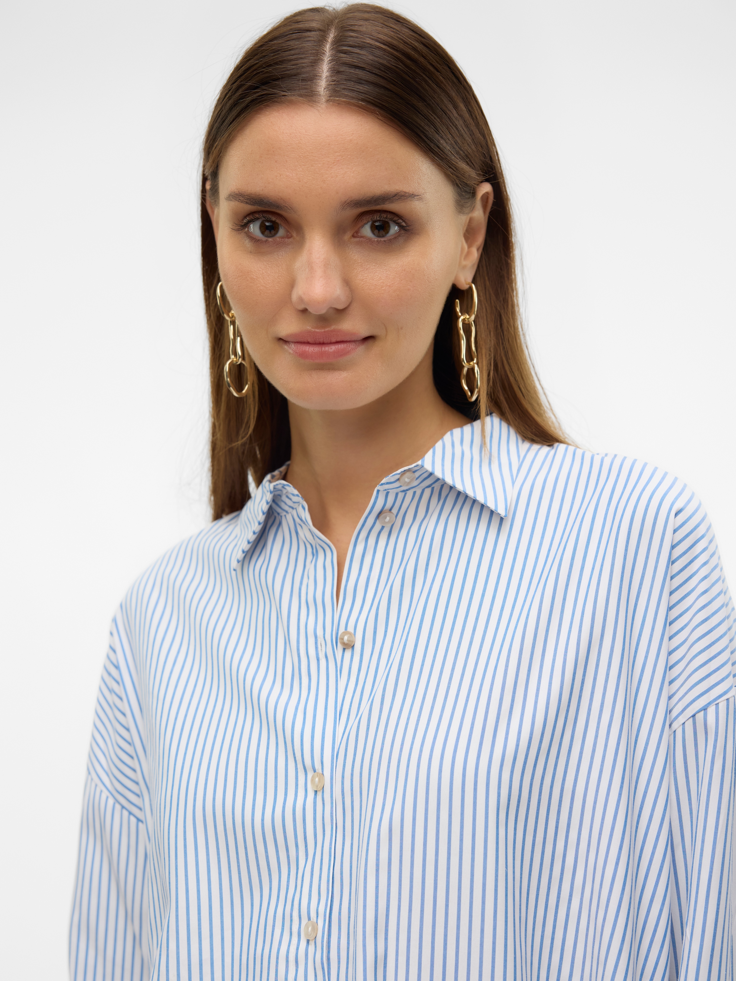 Vero Moda Langarmbluse »VMNORA LS OVERSIZE SHIRT WVN GA NOOS«